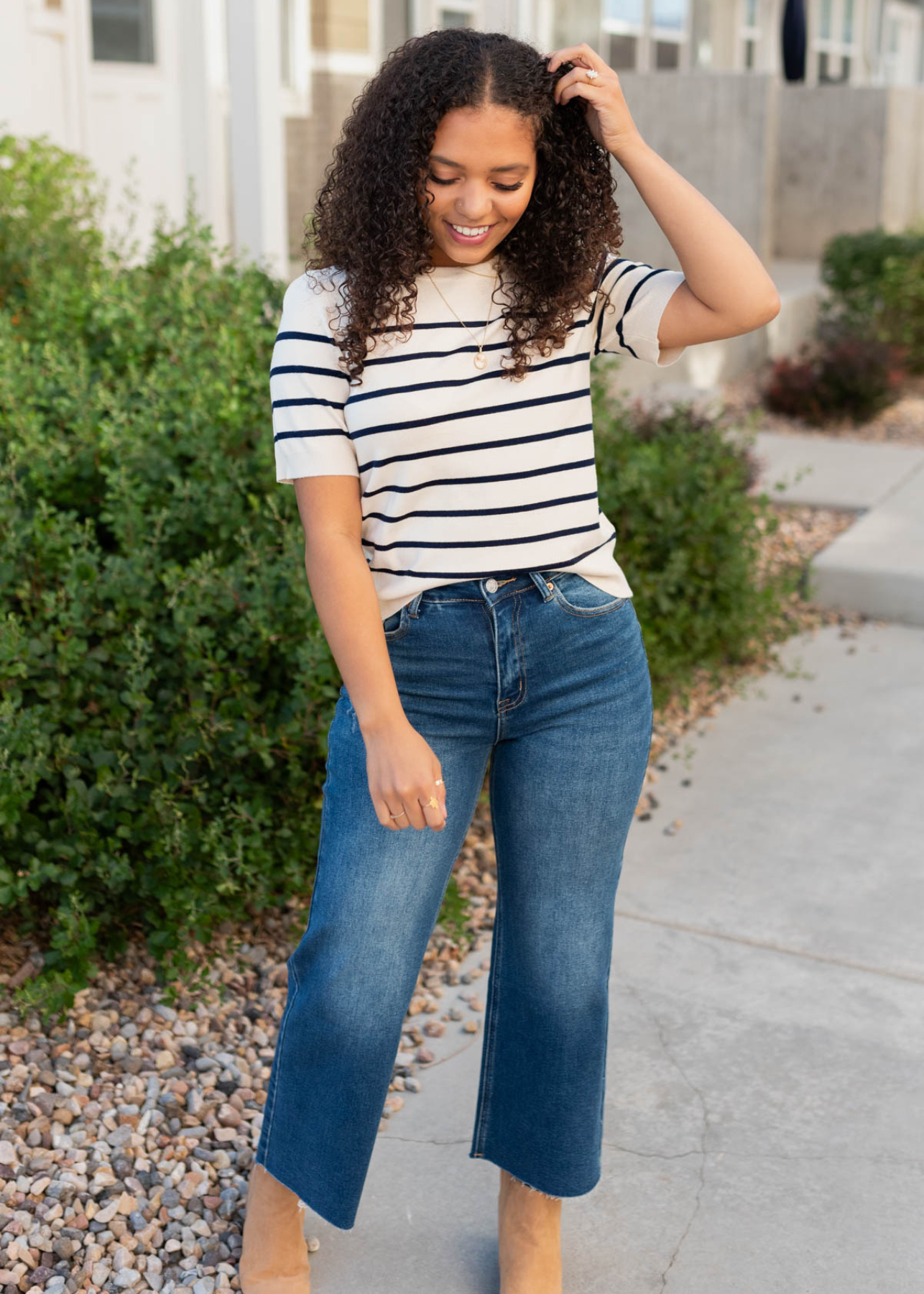 Out Of Sight Wide Leg Jeans