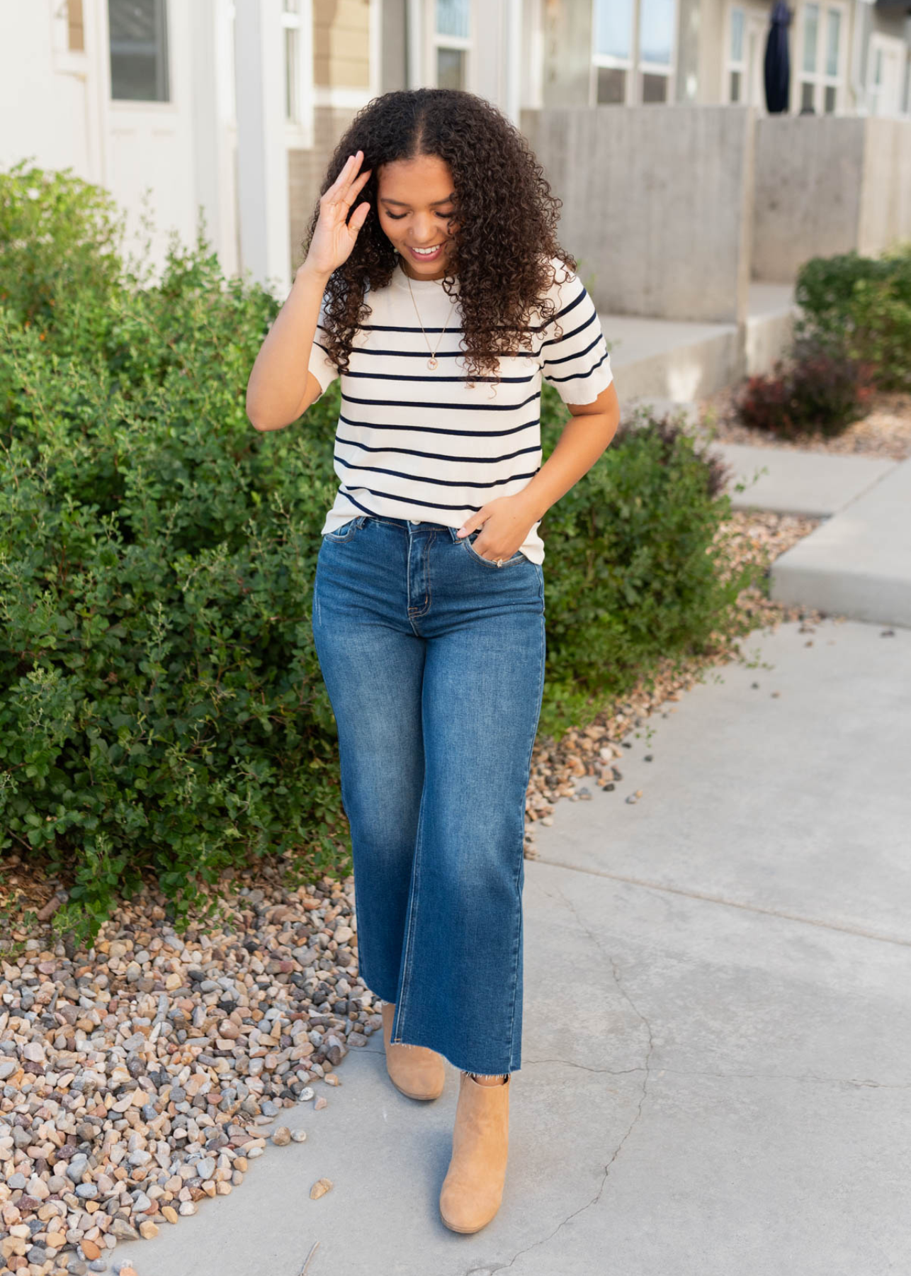 Out Of Sight Wide Leg Jeans