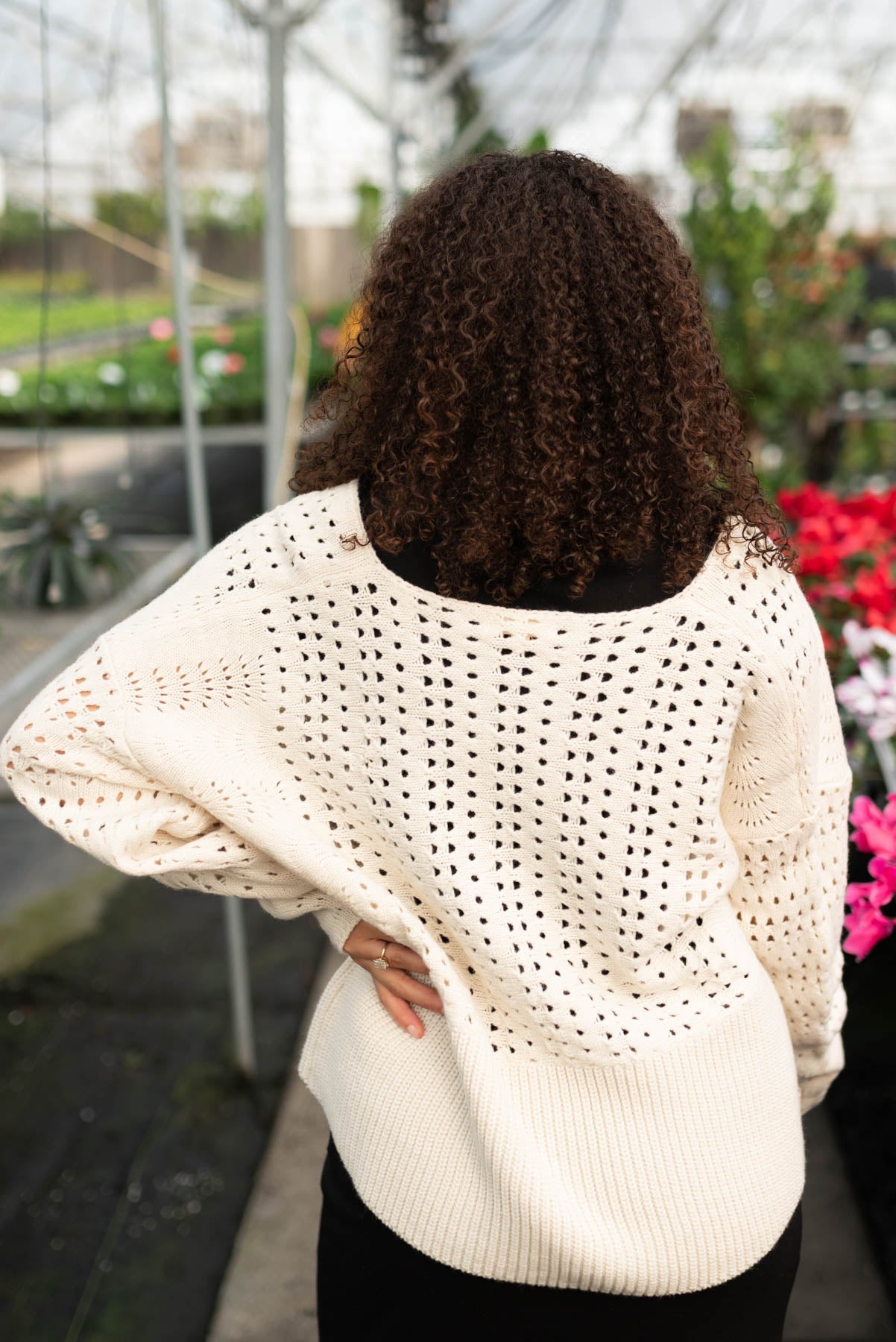 Paisley Ivory Knitted Cardigan
