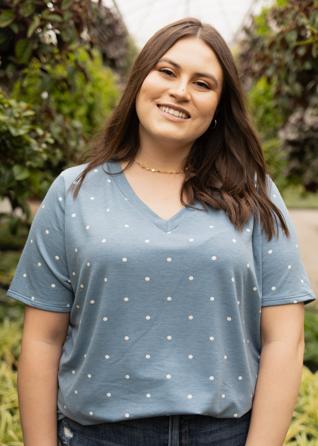 Presley Chambray Top