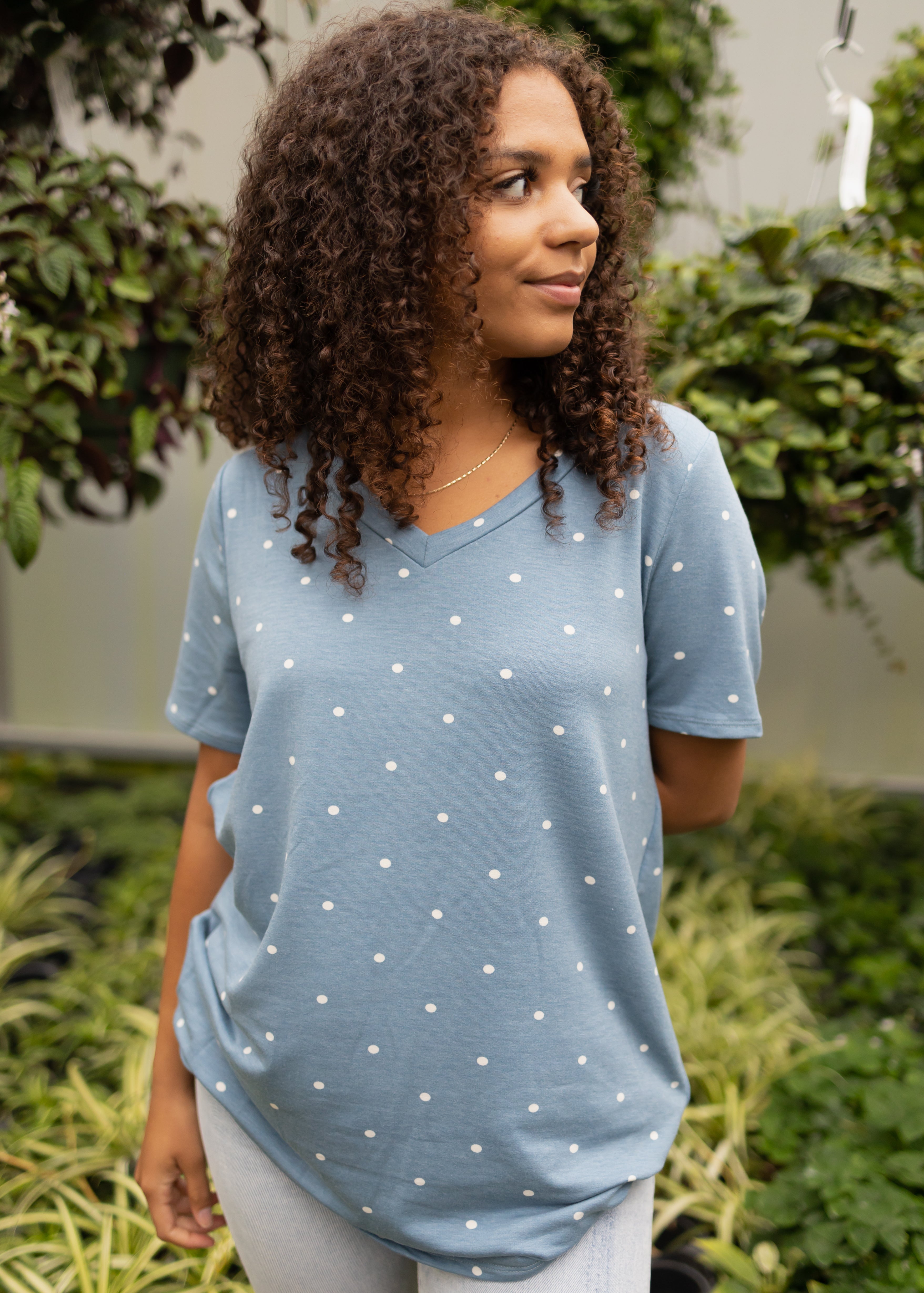 Presley Chambray Top
