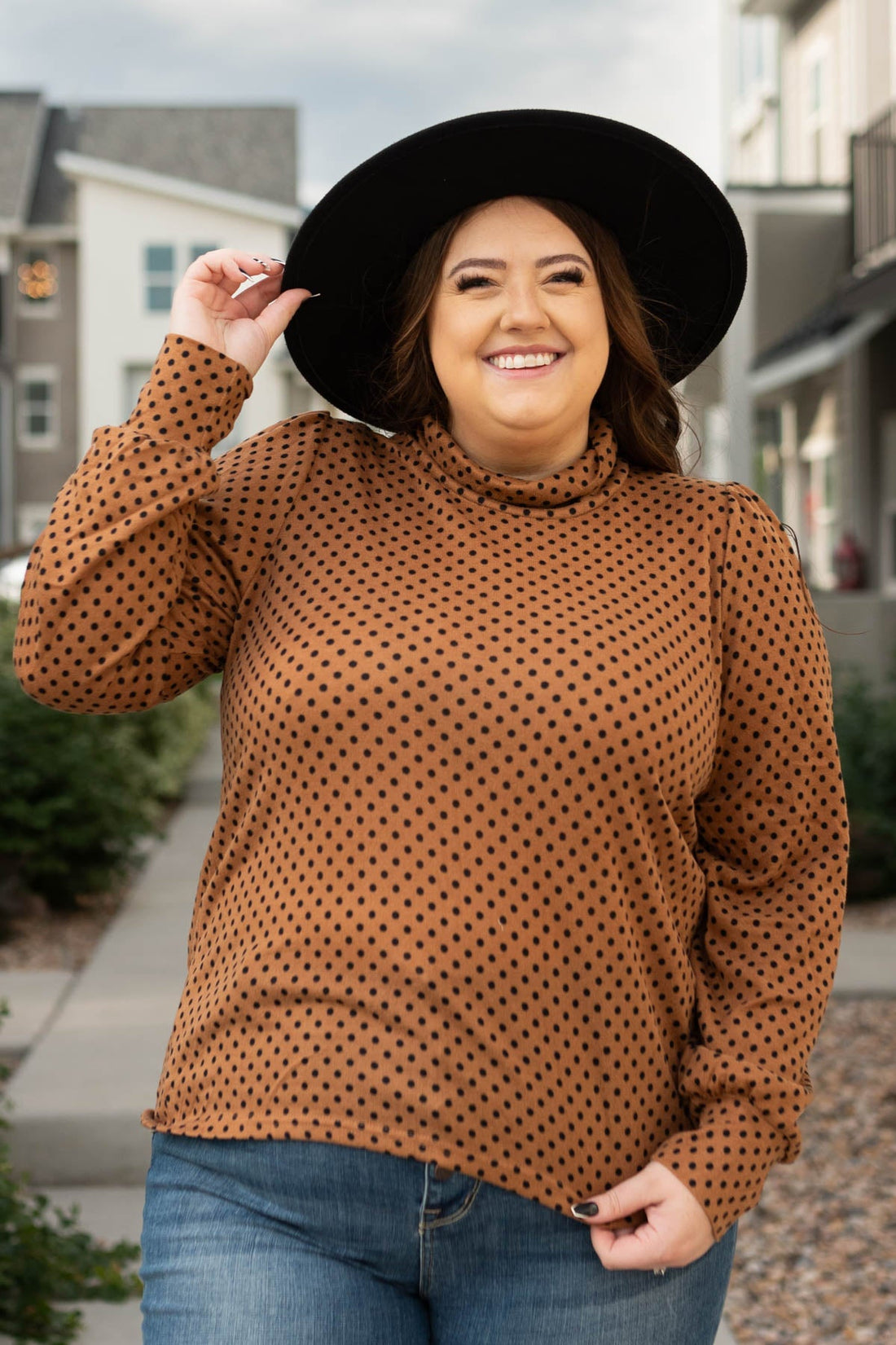 Quinby Brown Turtleneck
