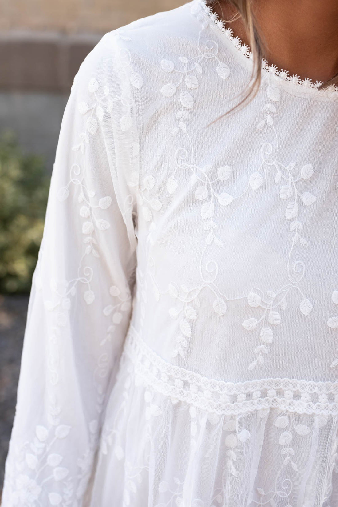 Quincy White Floral Maxi Dress