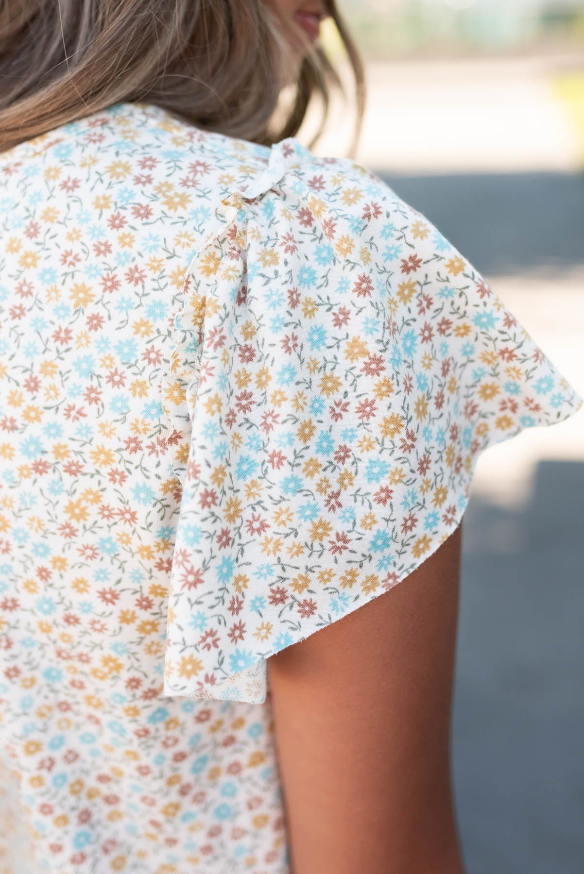 Quinn Sage Floral Top