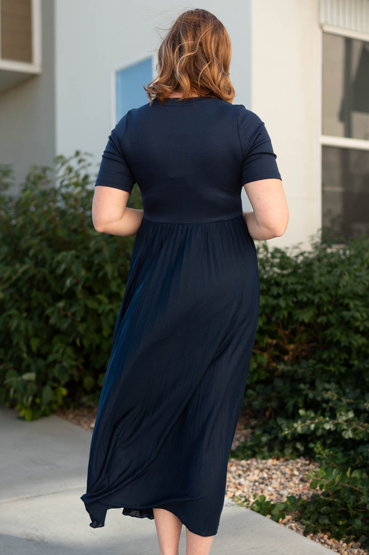 Raquel Navy Dress