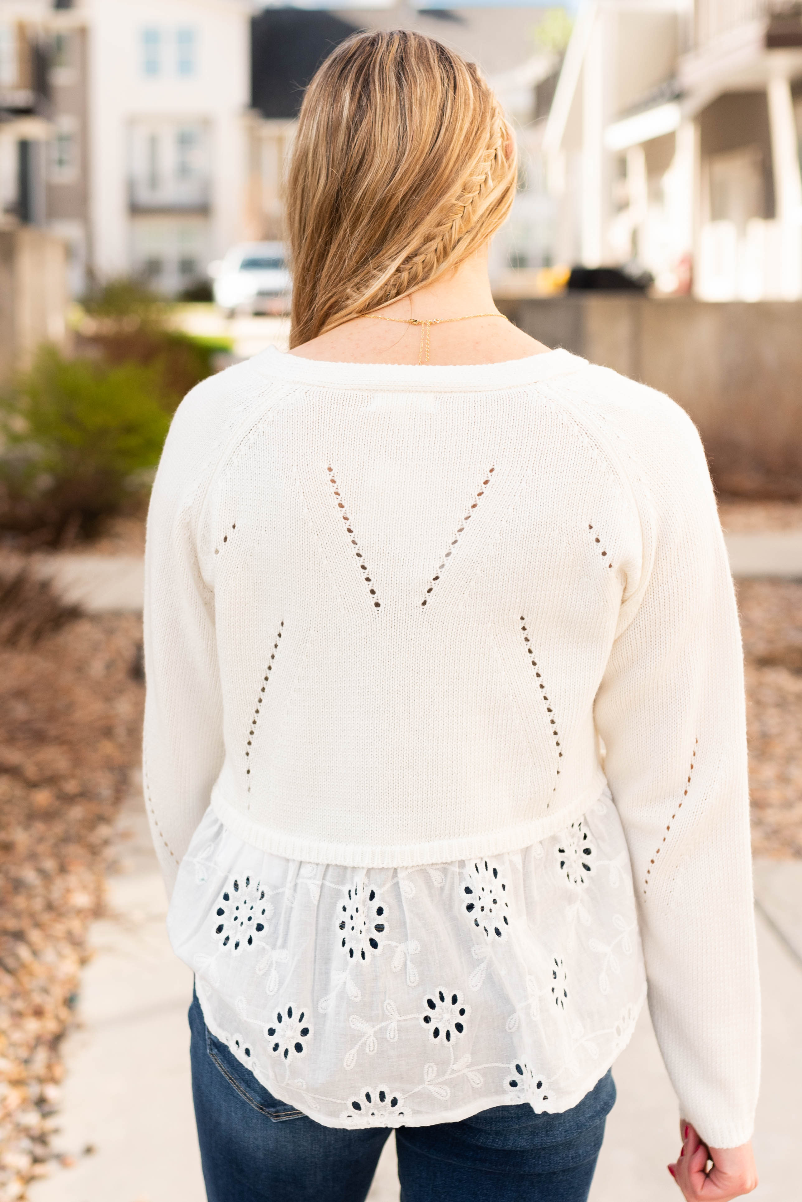 Raynie Off White Cardigan