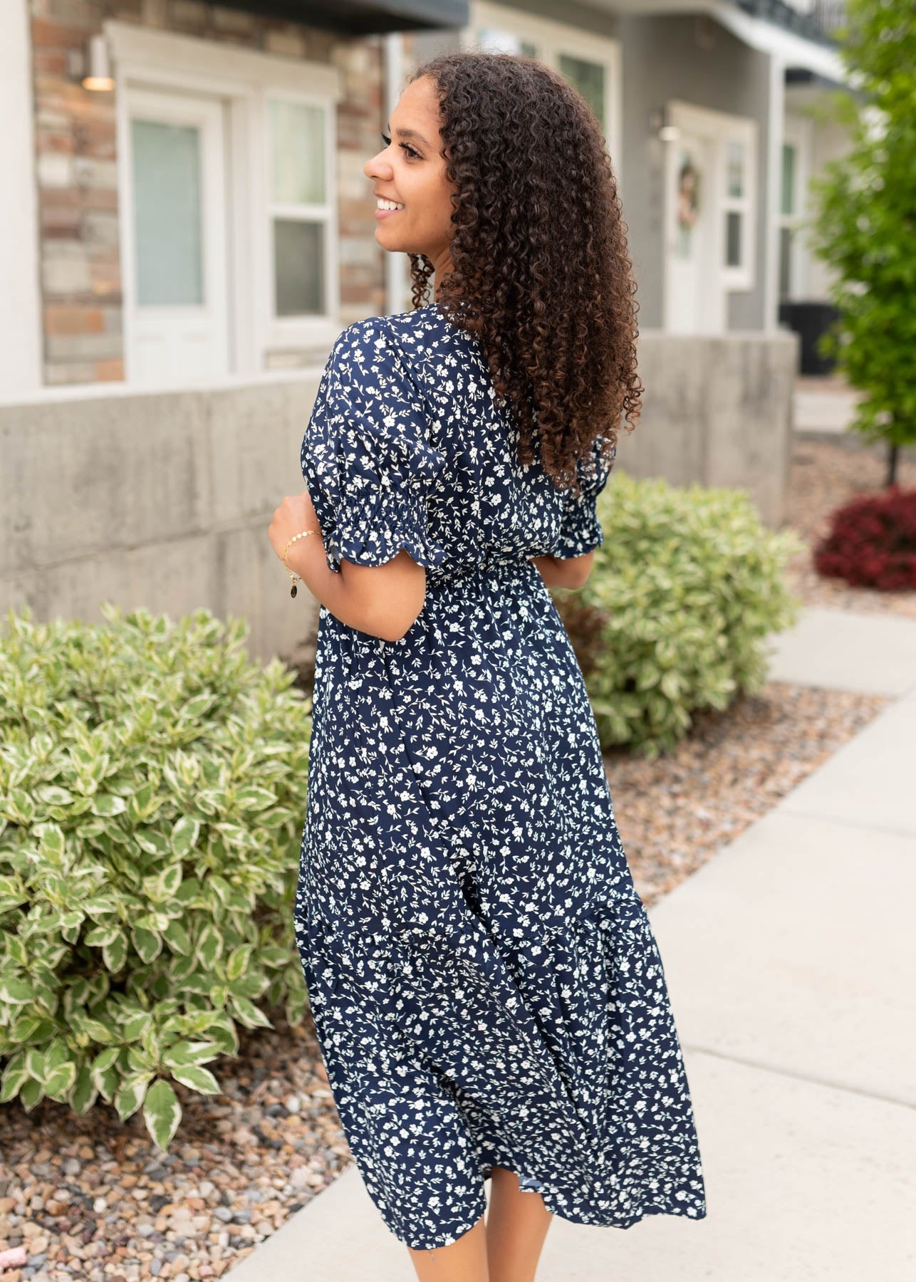 Rebecca Navy Floral Dress