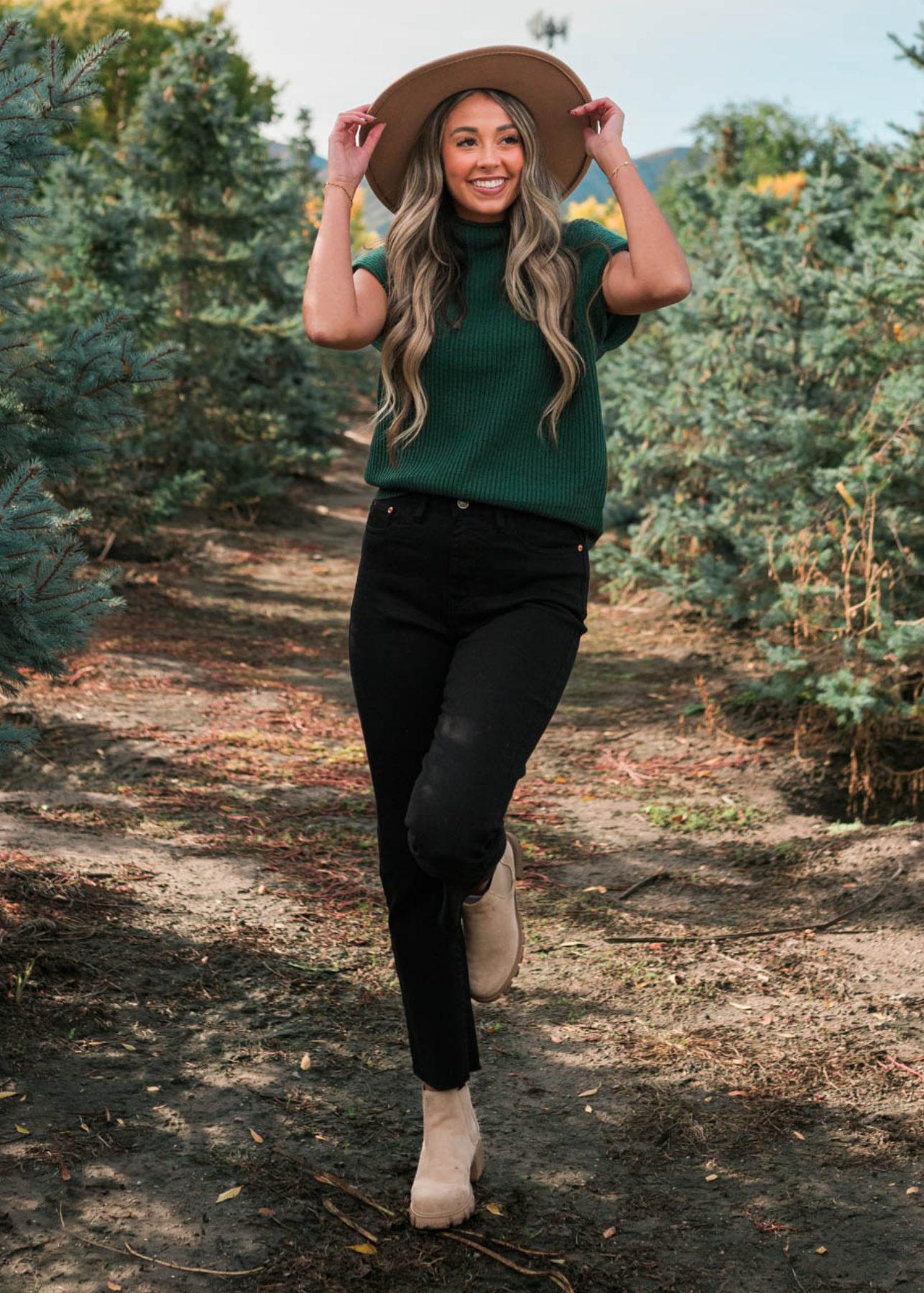 Ronni Hunter Green Sweater