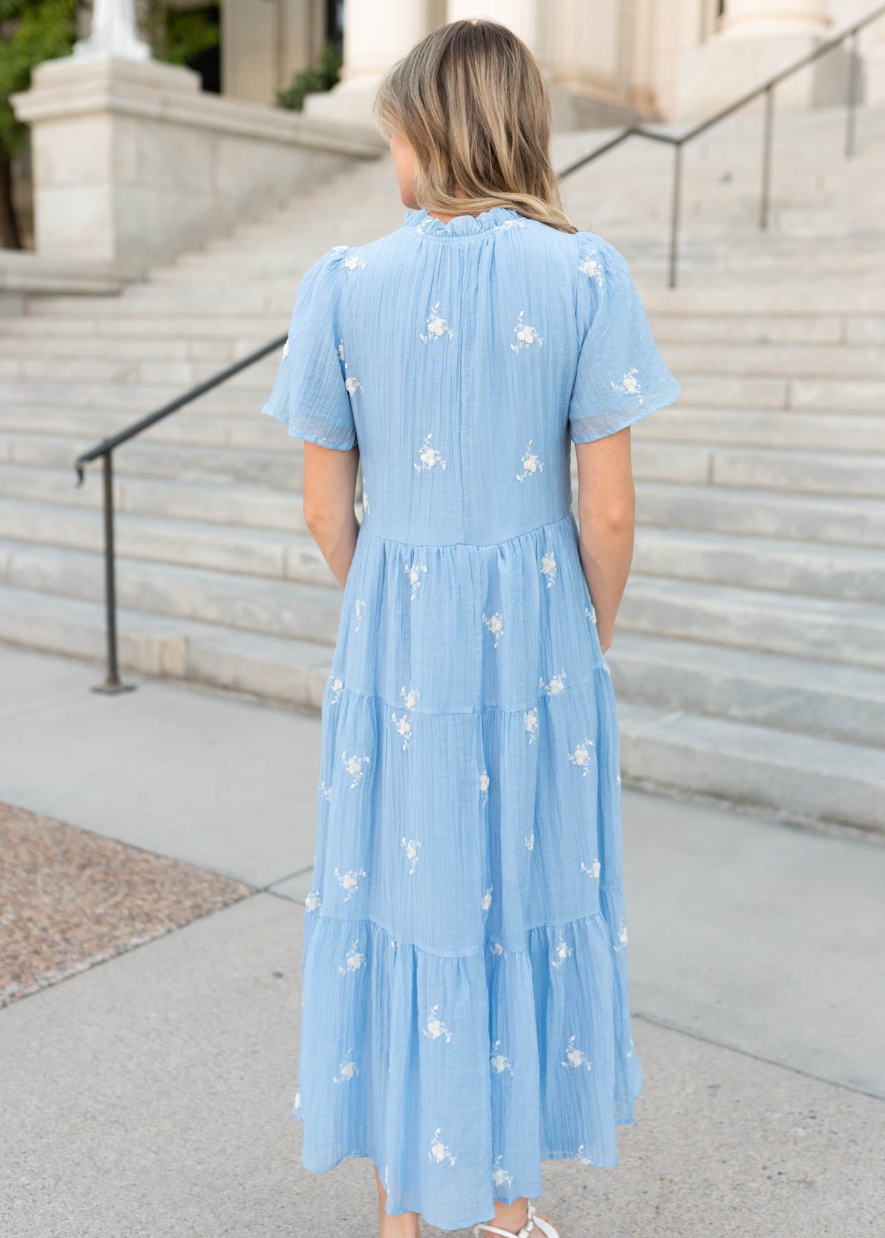 Rosa Blue Floral Dress