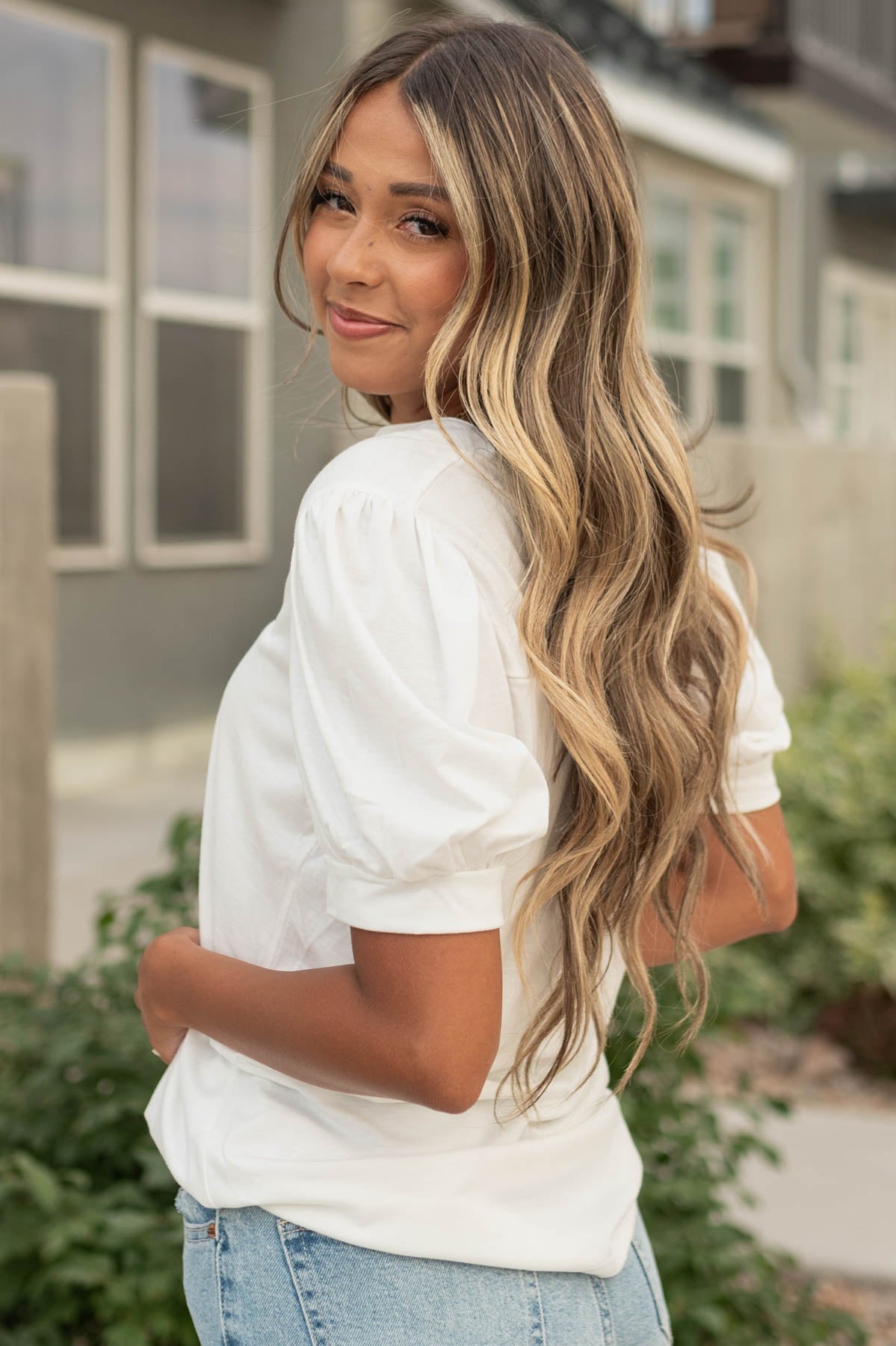 Rosa White Top