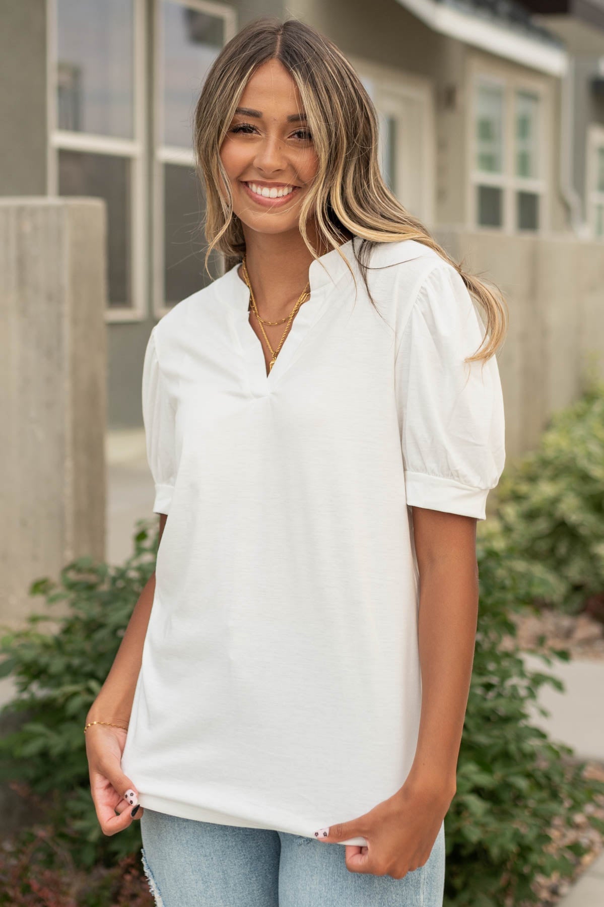 Rosa White Top