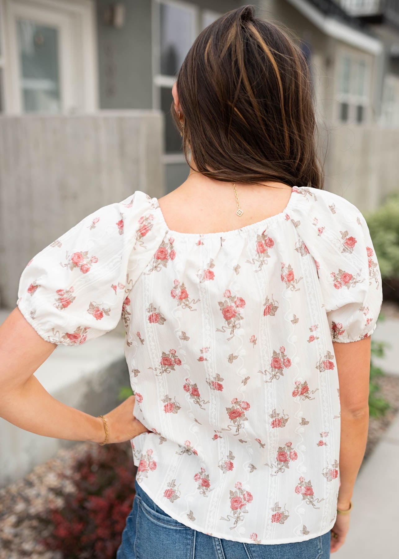 Rosie Ivory Floral Top
