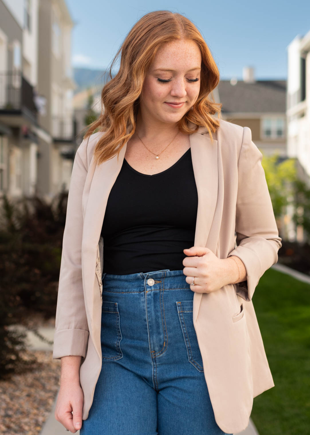 Sabrina Beige Blazer