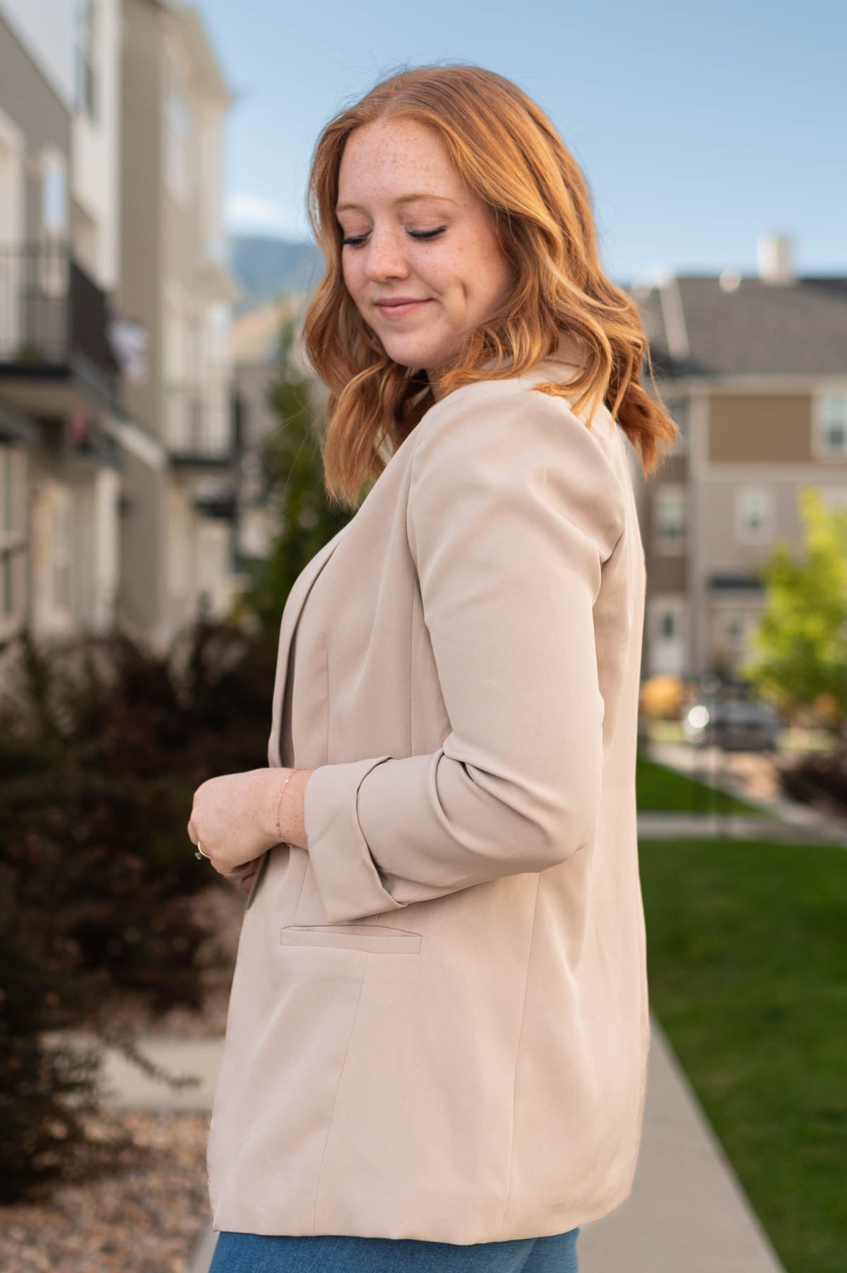 Sabrina Beige Blazer
