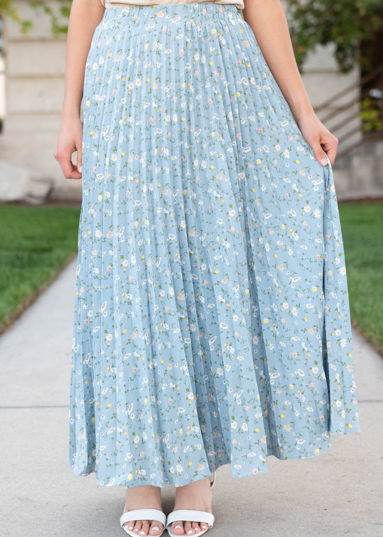 Sarah Cornflower Maxi Skirt