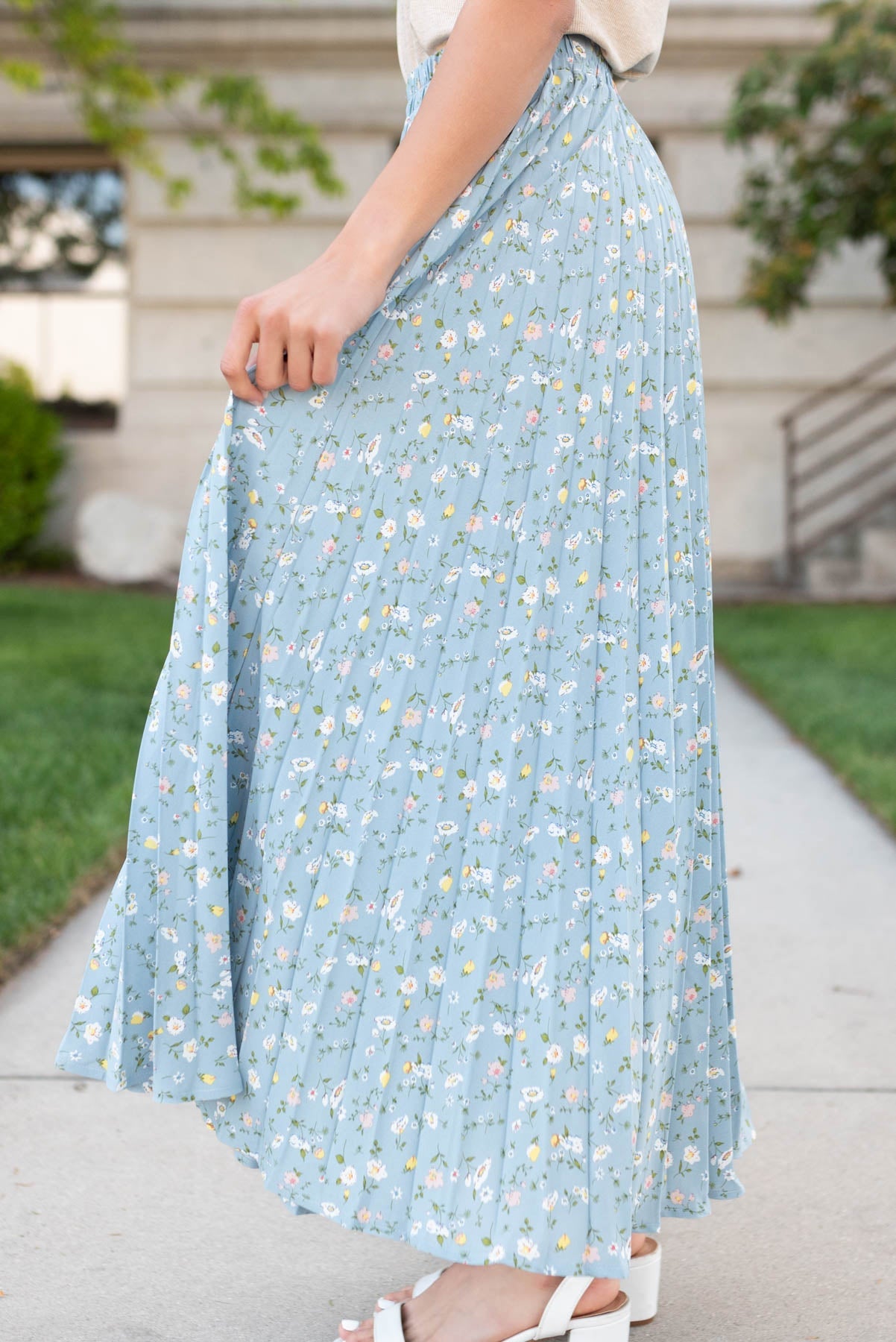 Sarah Cornflower Maxi Skirt