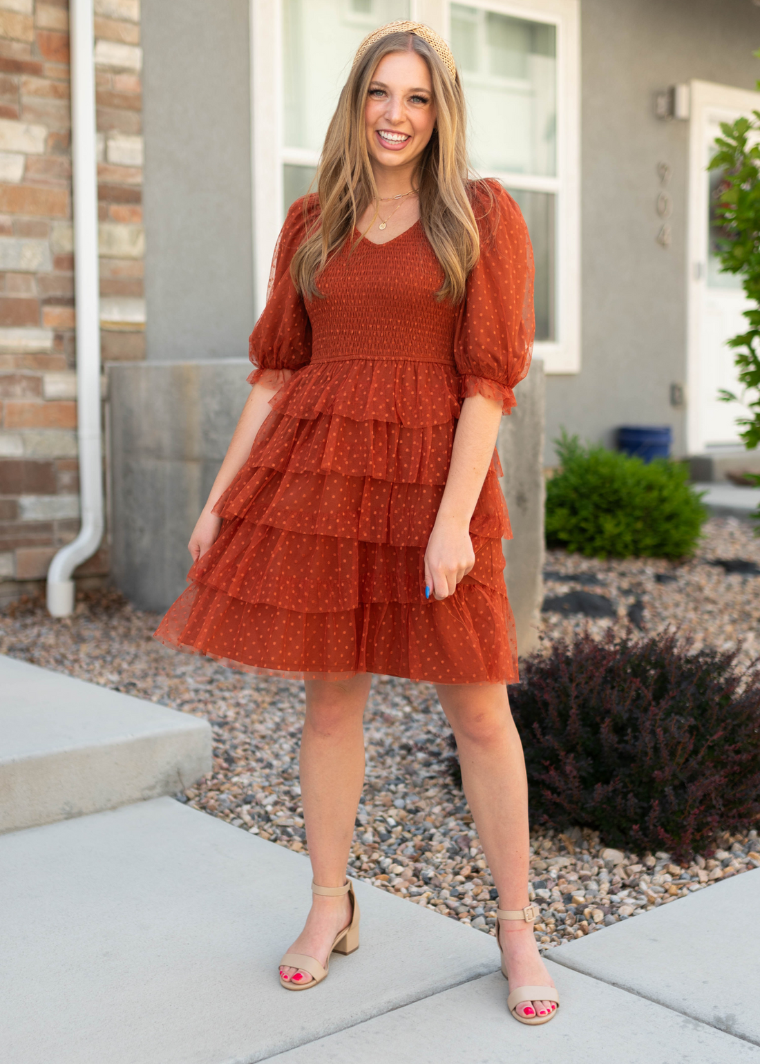 Savannah Rust Dress
