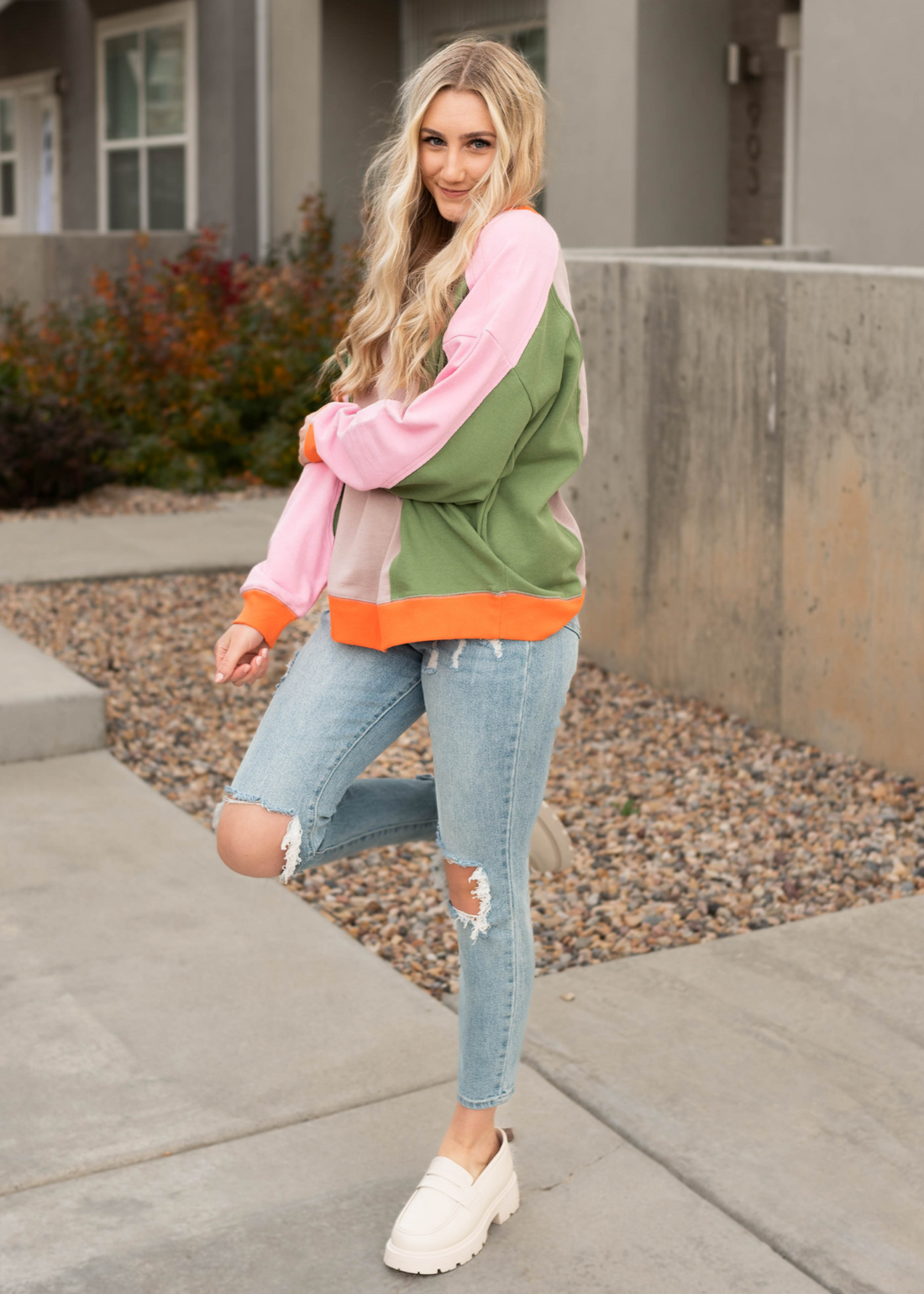 Scottie Stone Block Sweater
