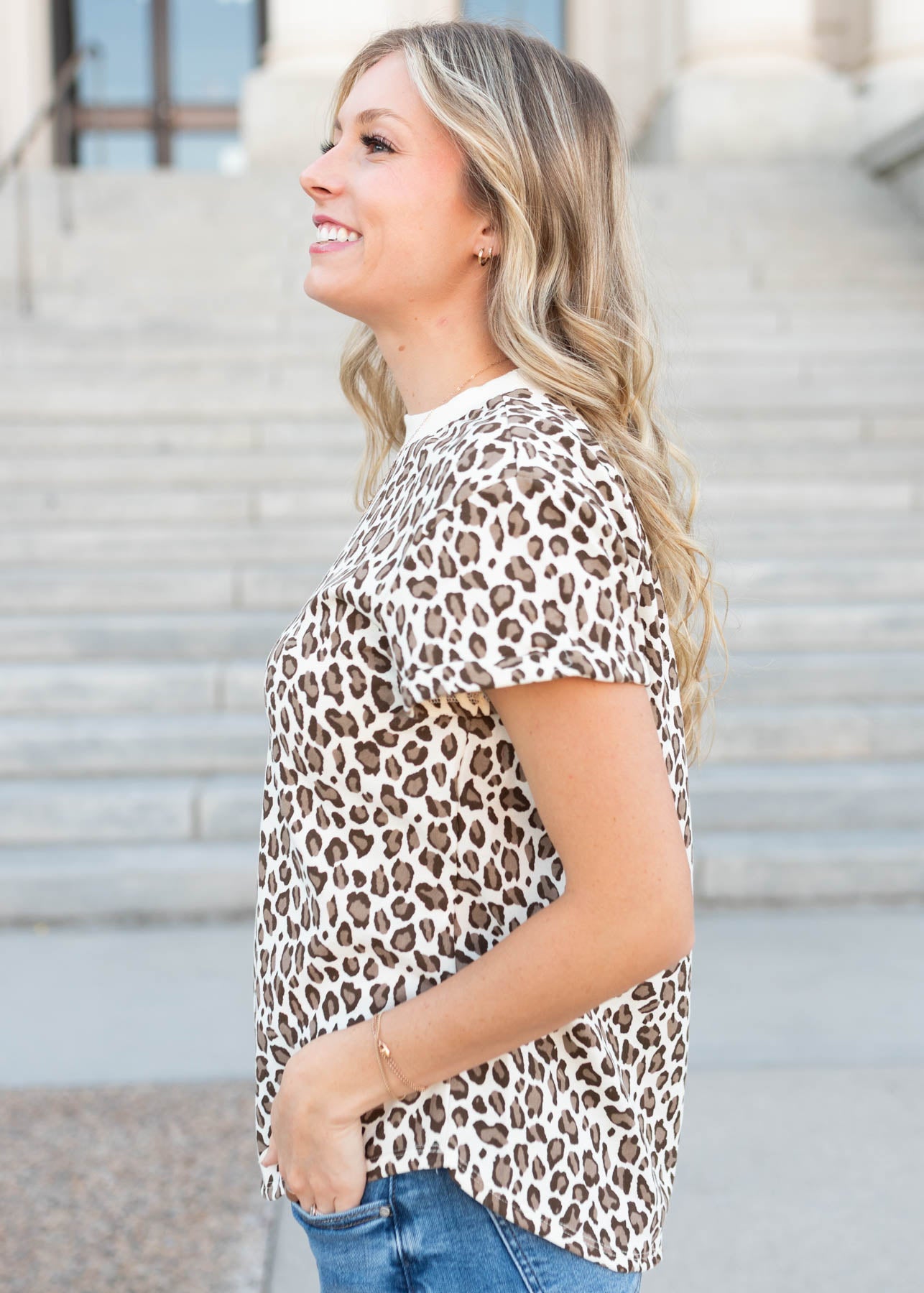 Selena Leopard Print Top