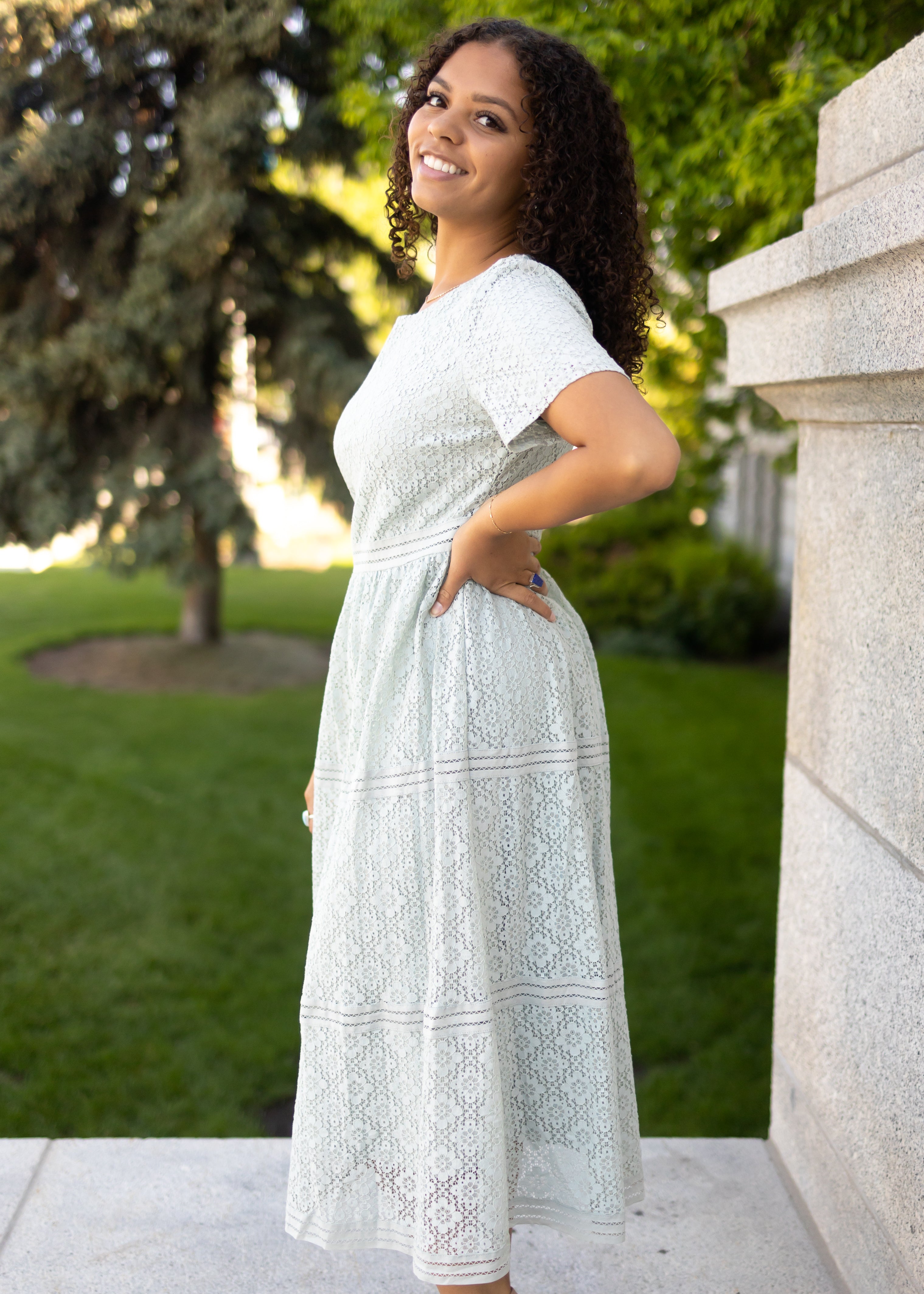 Selene Dusty Sage Dress