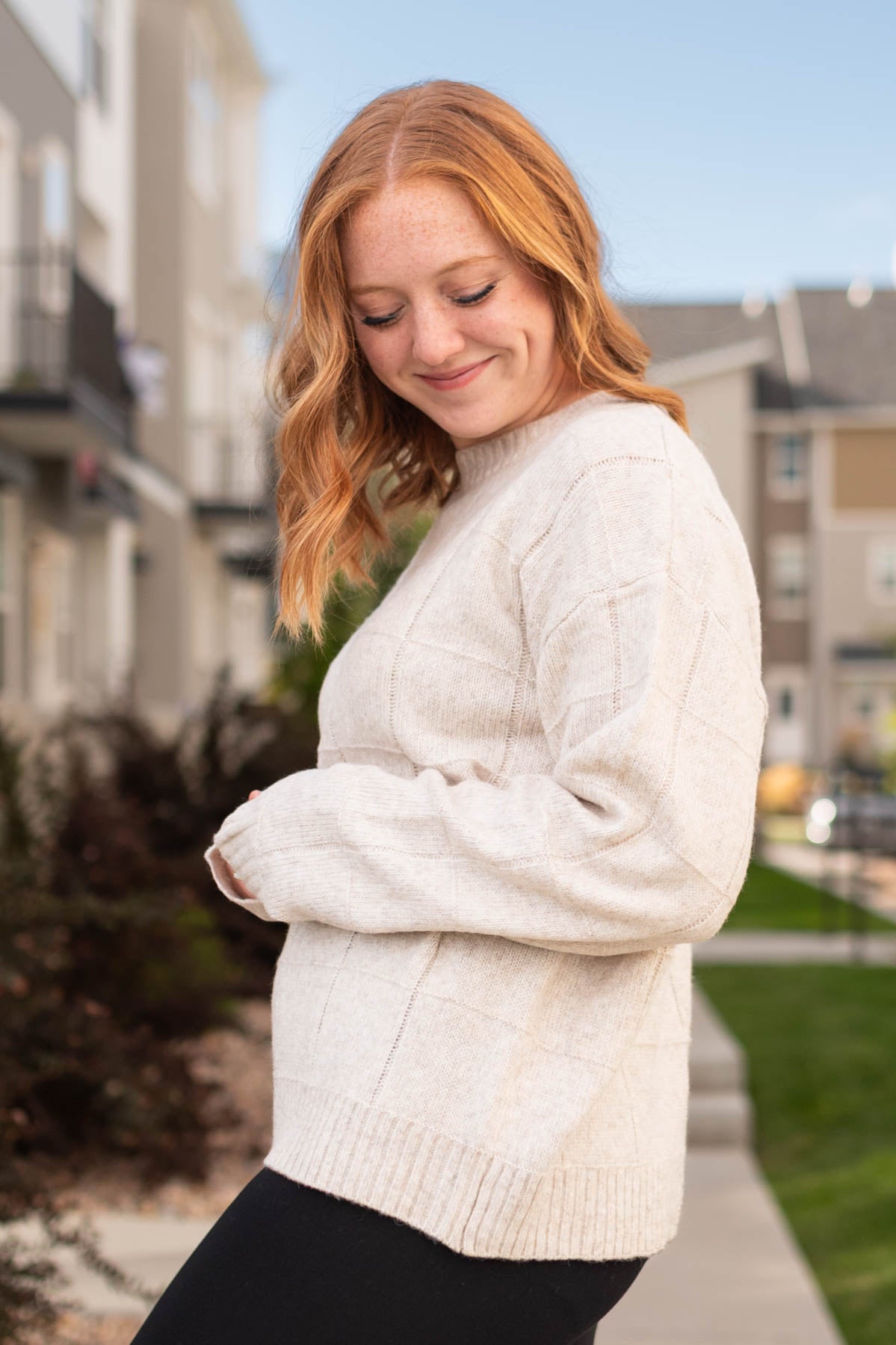 Shae Oatmeal Sweater