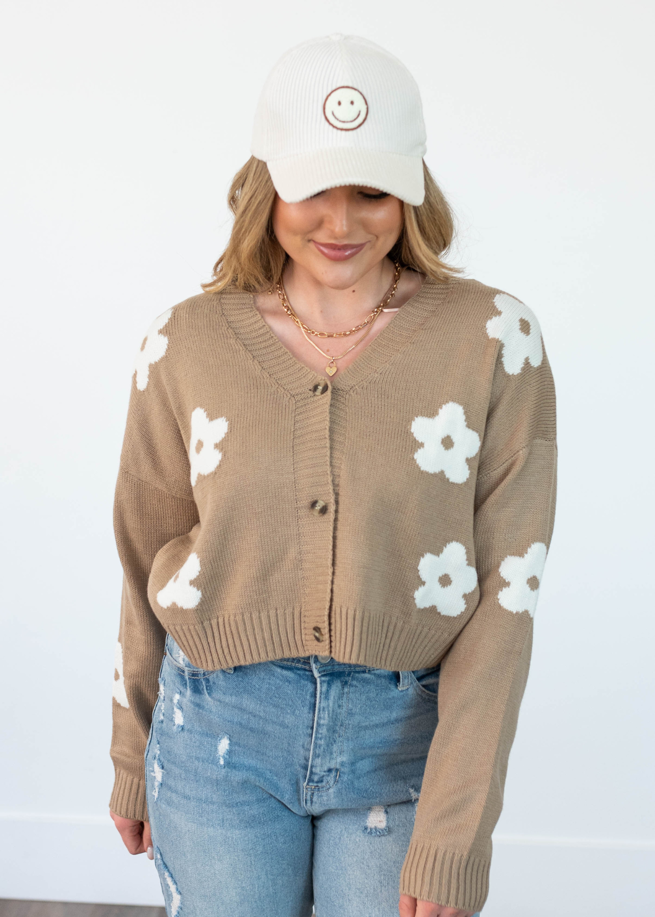 Shanna Khaki Cardigan