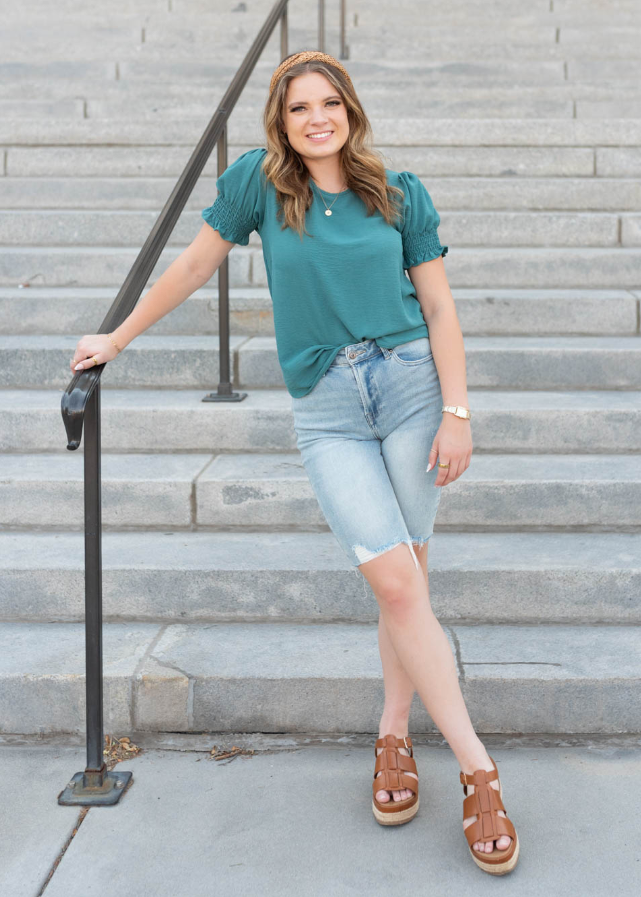 Shannon Jade Green Top