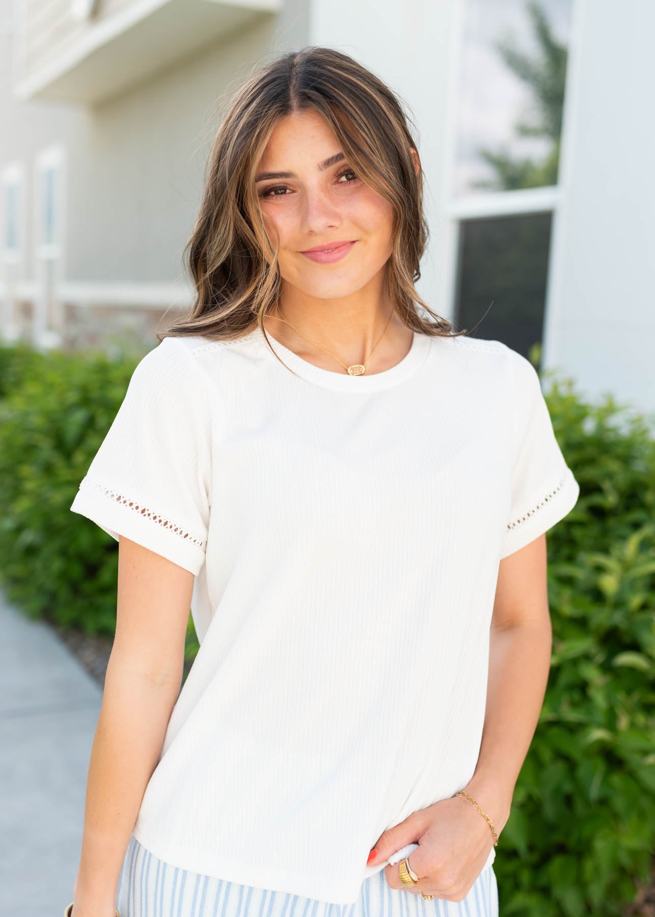Shara Ivory Top