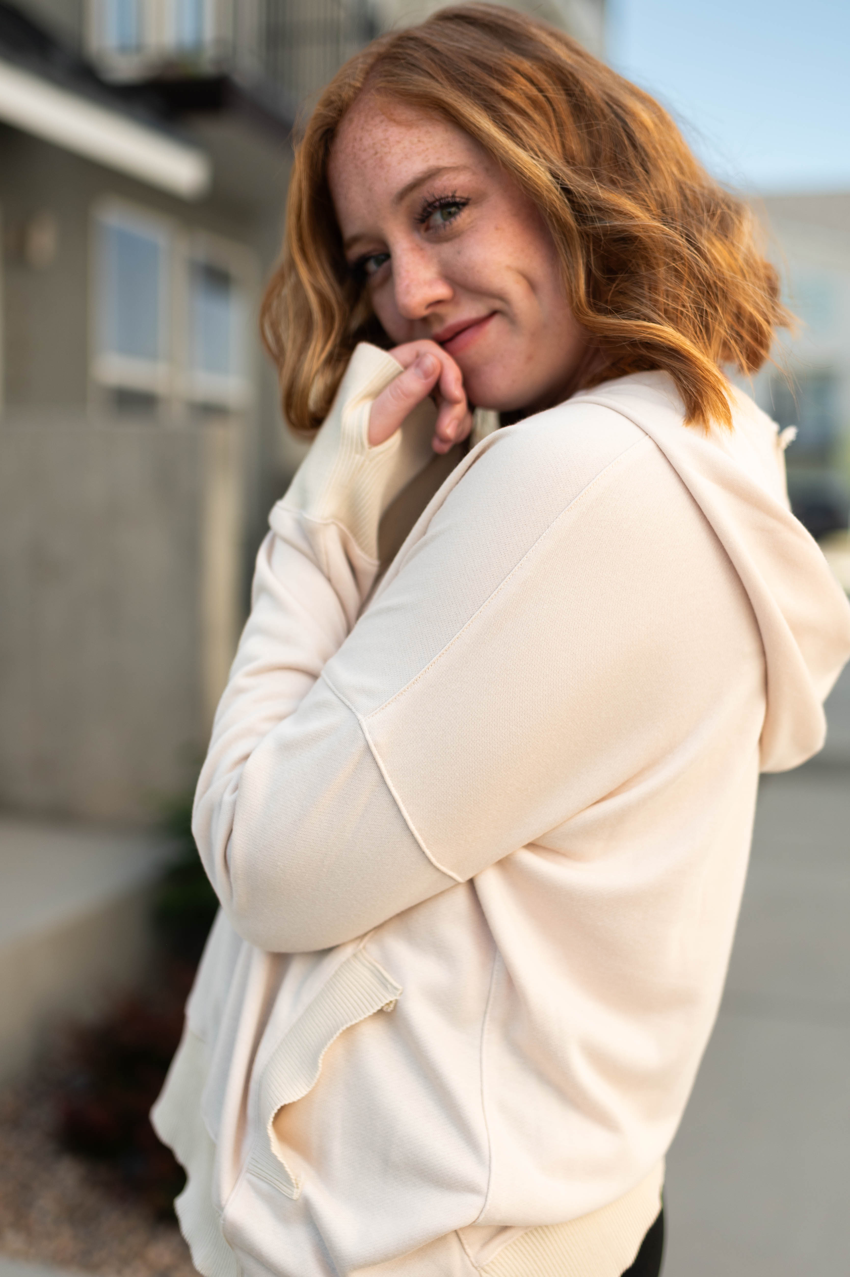 Sheena Oatmeal Hoodie