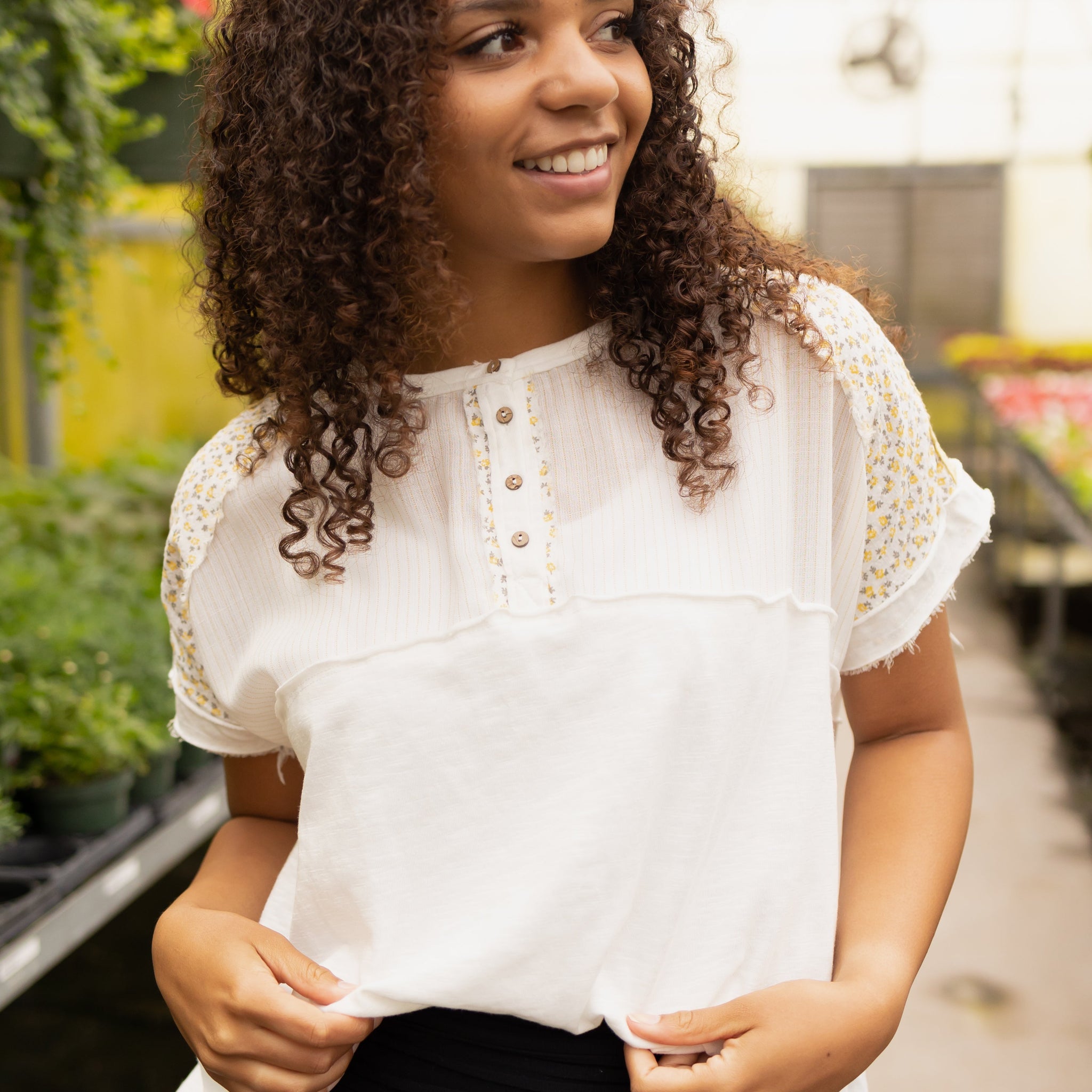 Shelley Marigold Top