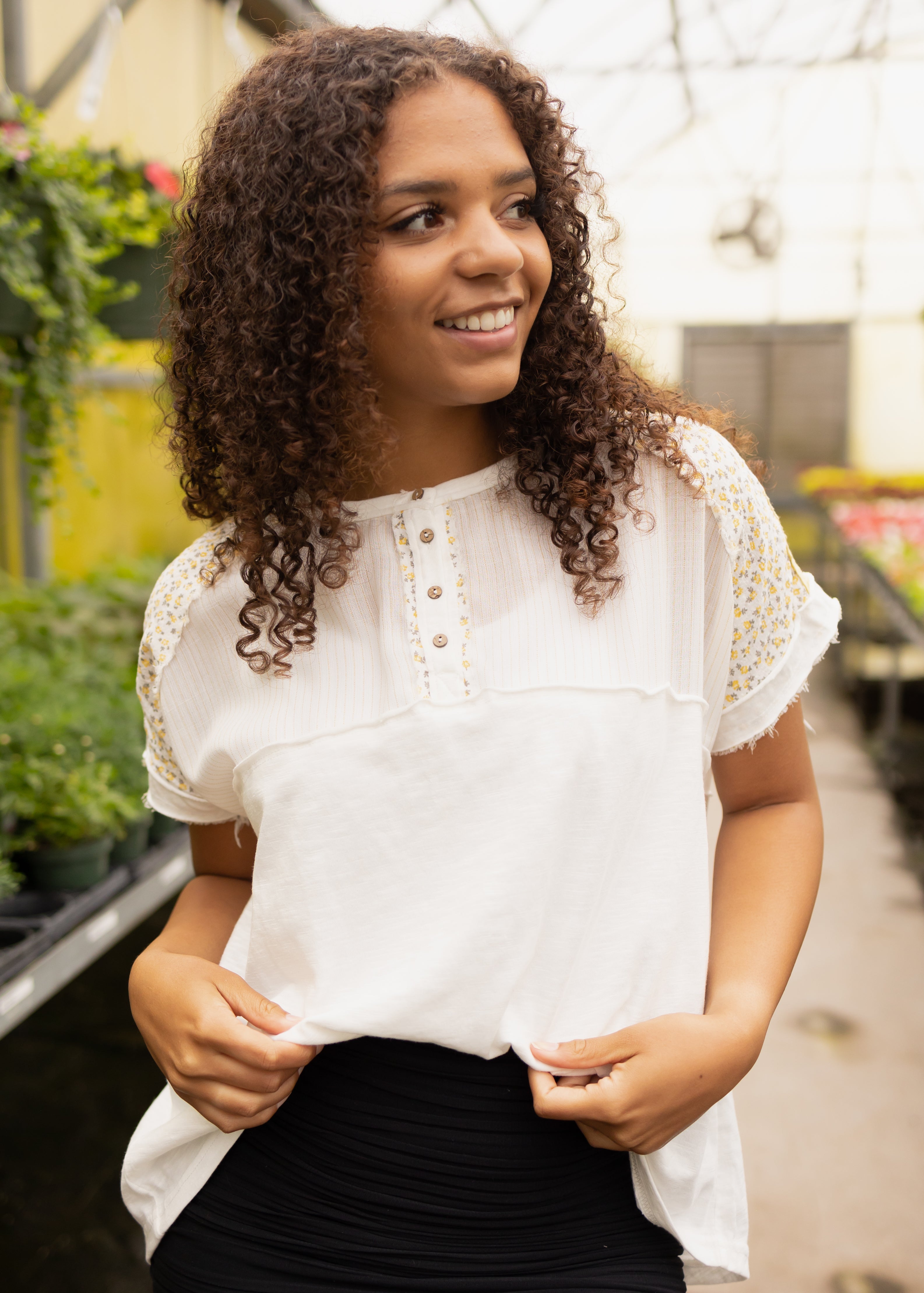 Shelley Marigold Top