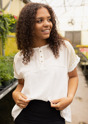 Shelley Marigold Top