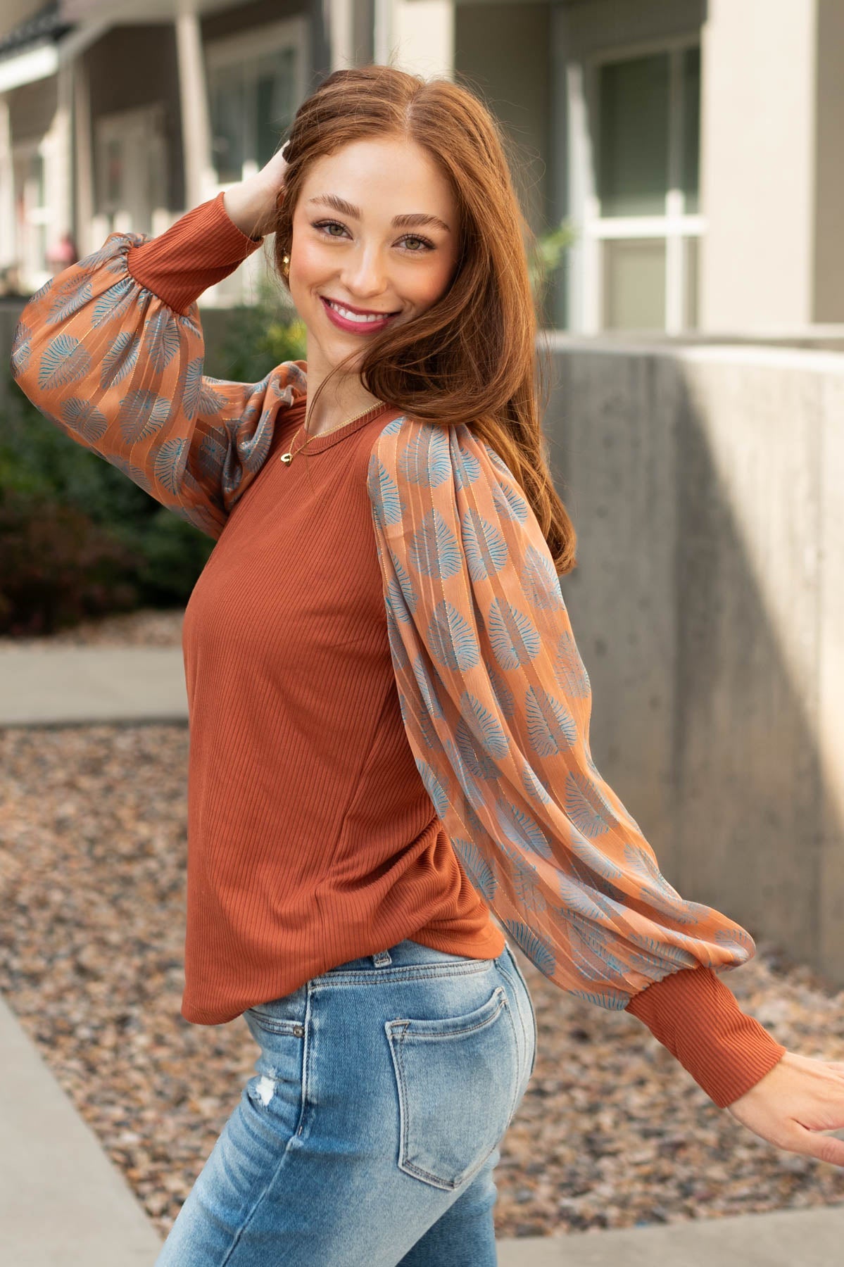 Sherilyn Rust Top