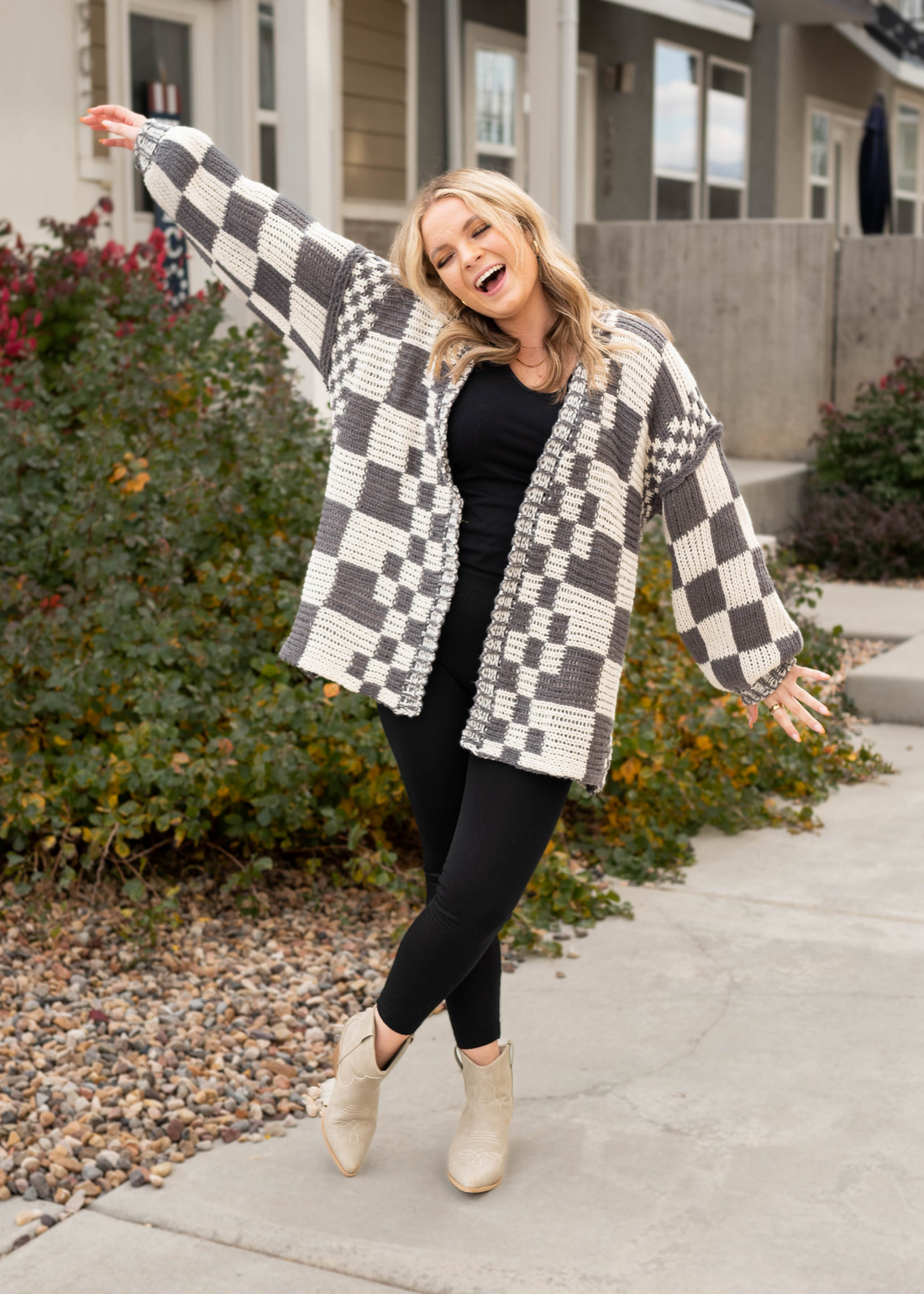 Sherri Charcoal Cardigan