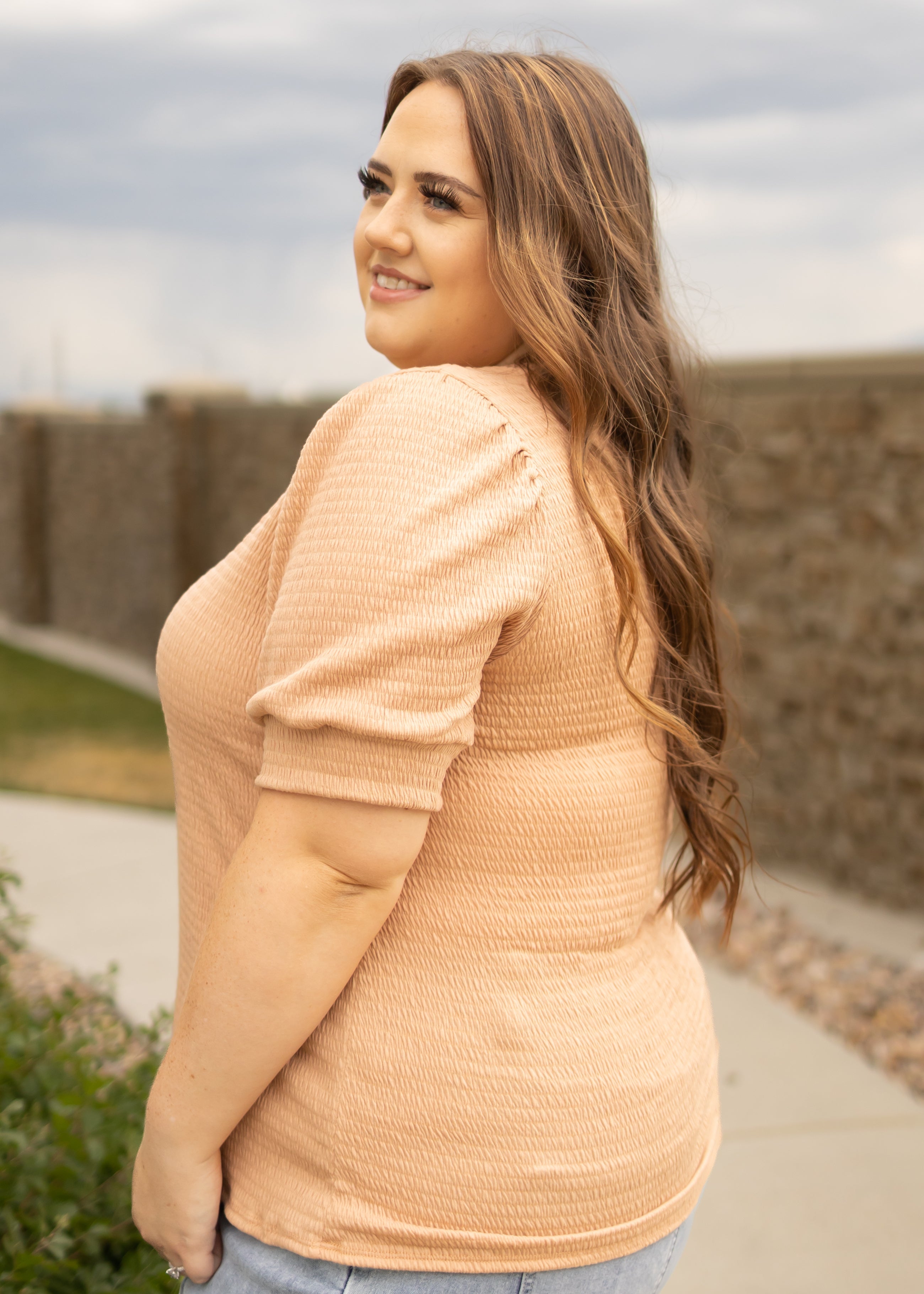 Shyla Almond Top