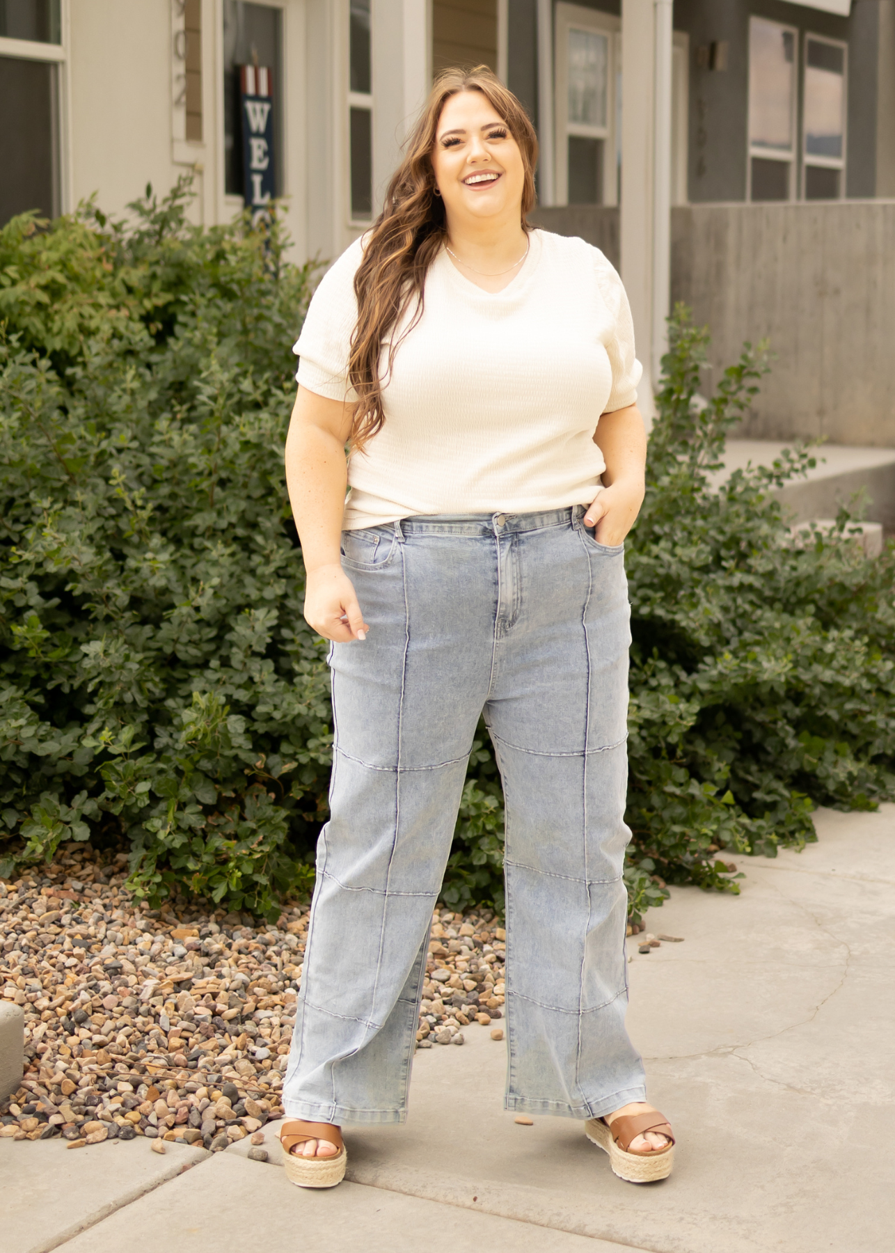 Shyla Cream Top