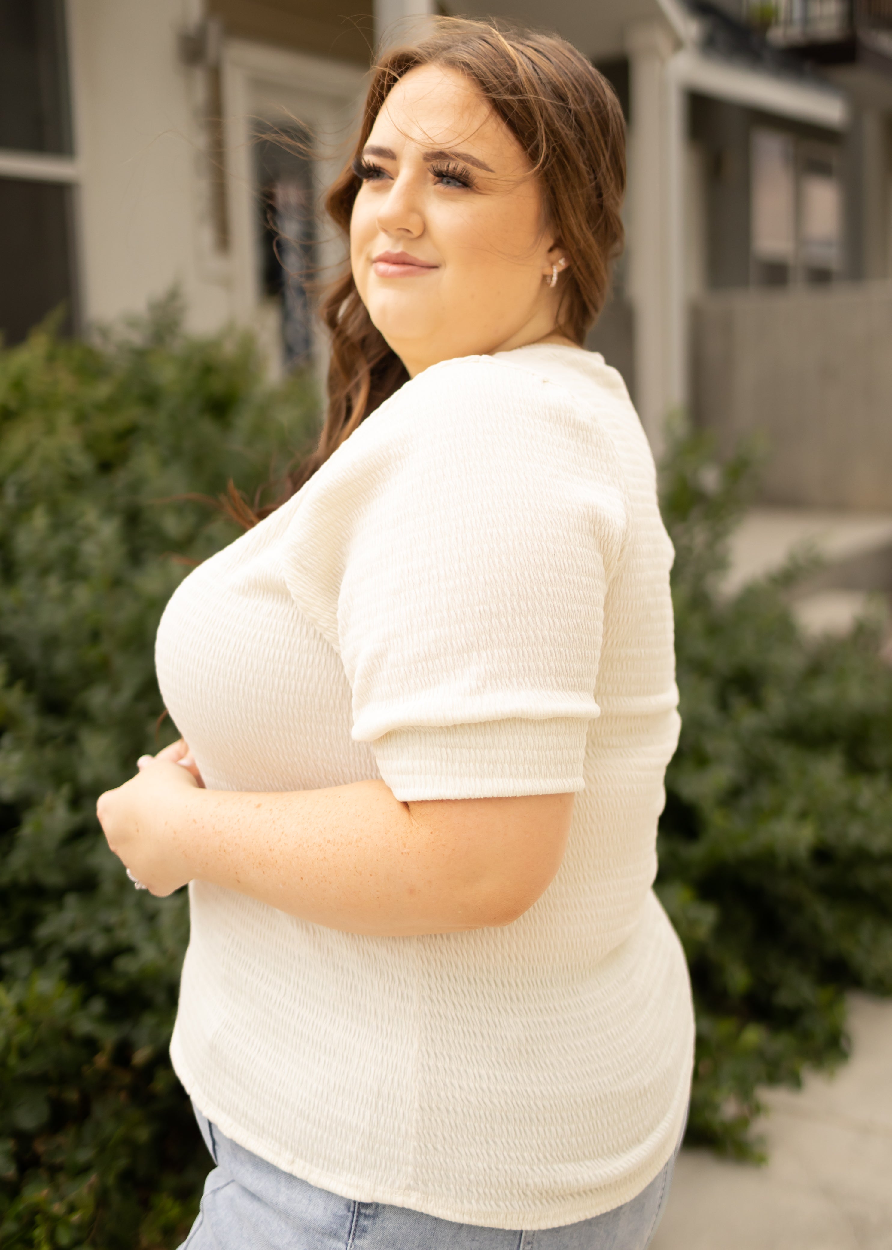 Shyla Cream Top