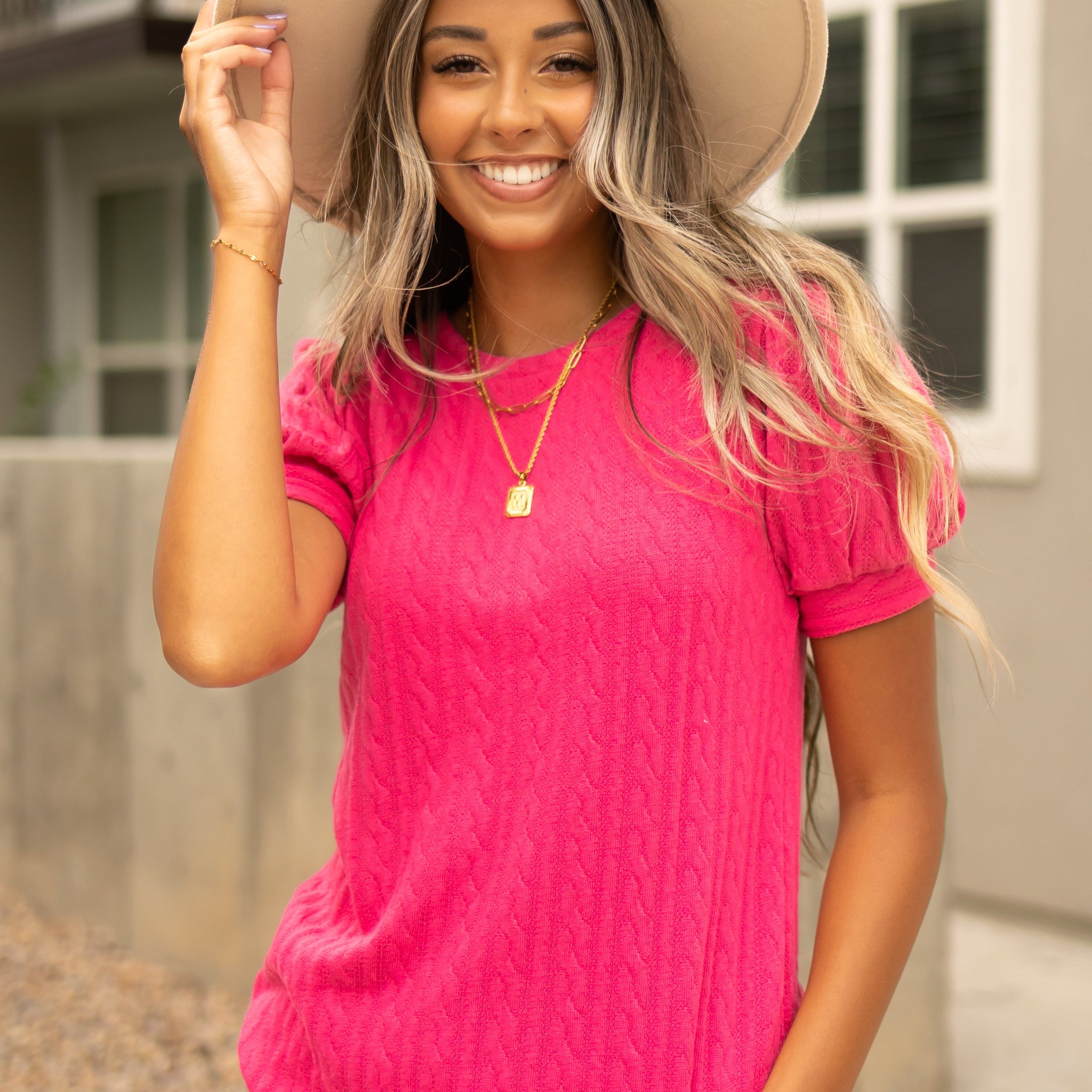Sicily Hot Pink Top