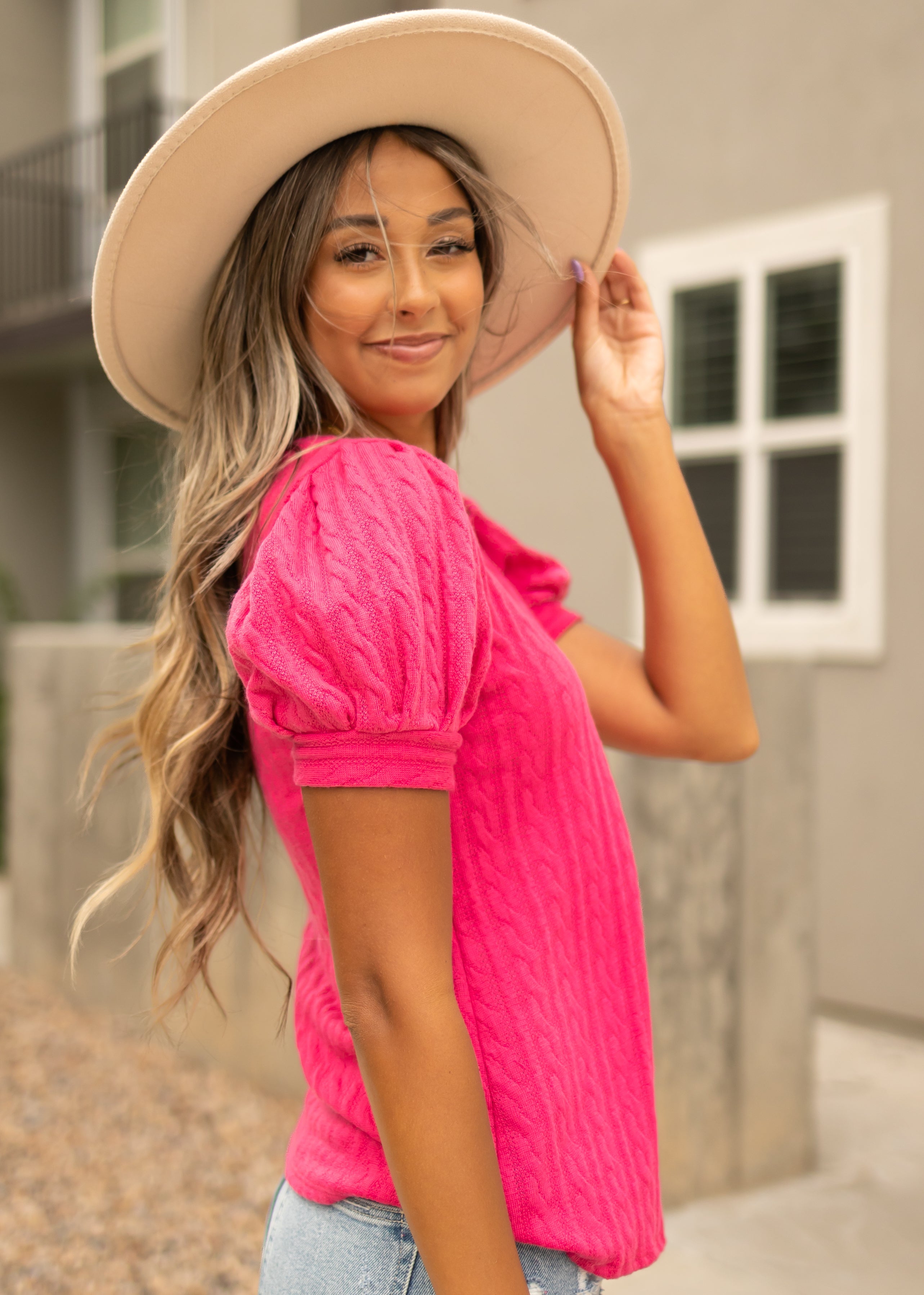 Sicily Hot Pink Top
