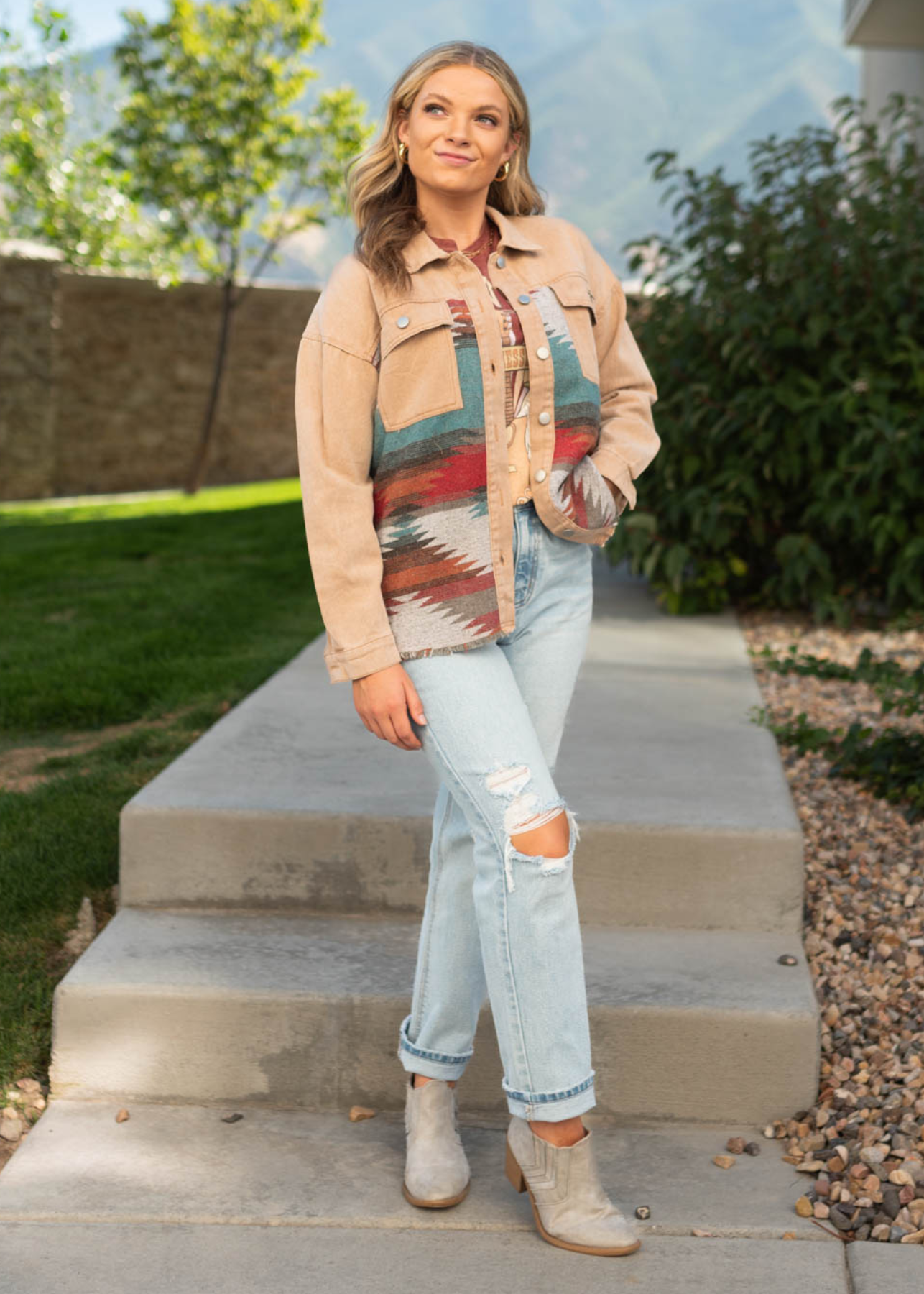 Soren Khaki Denim Jacket