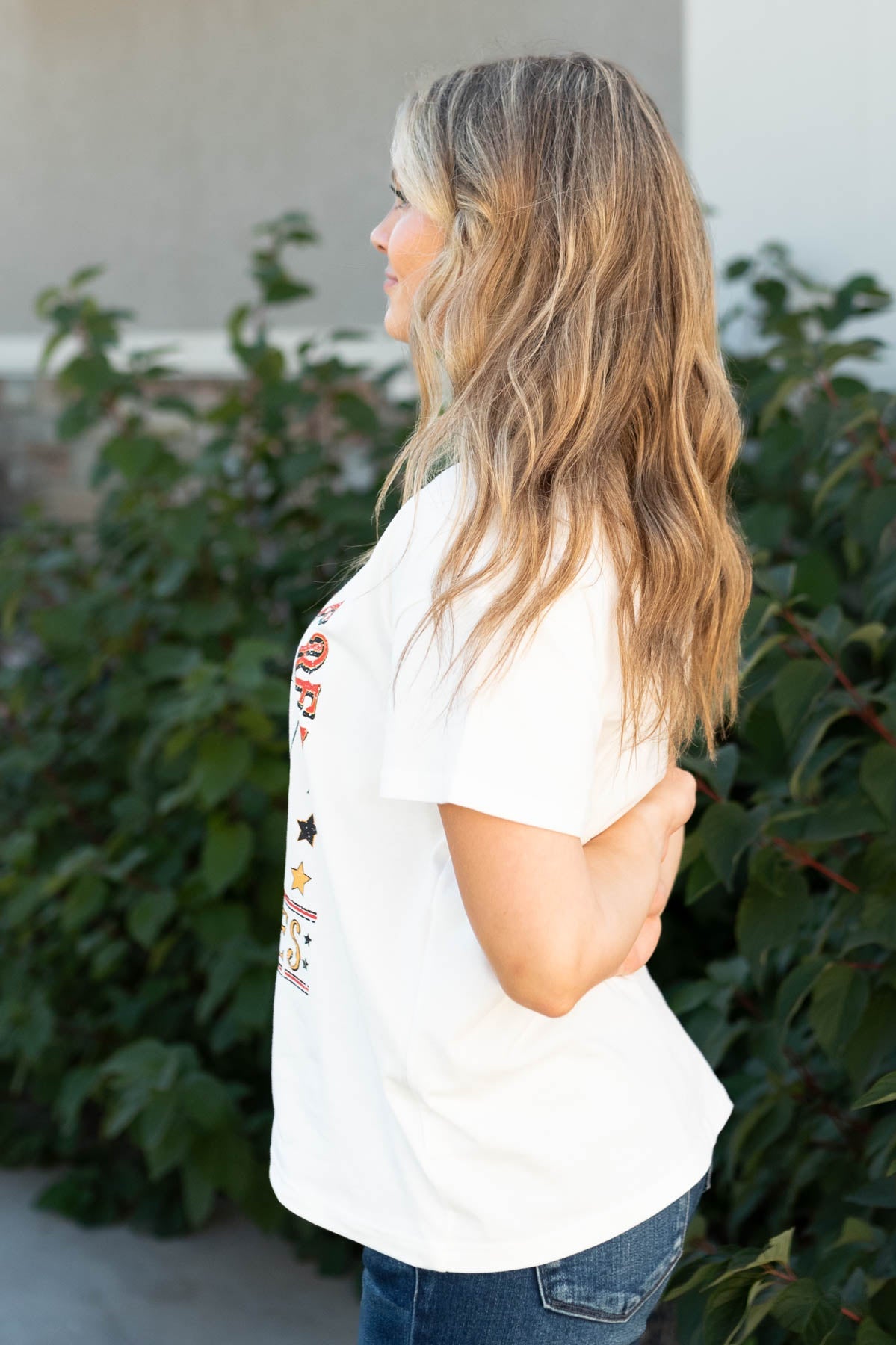 Stay Wild and Free Ivory Tee