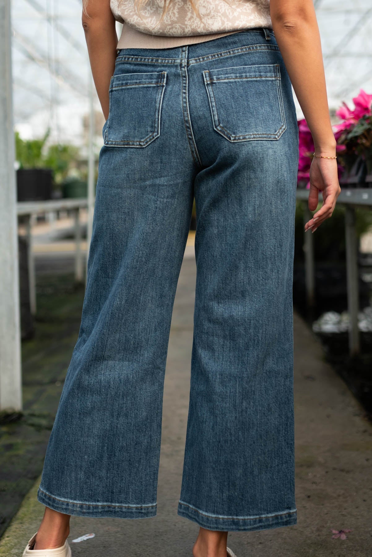 Sue Denim Straight Leg Pants