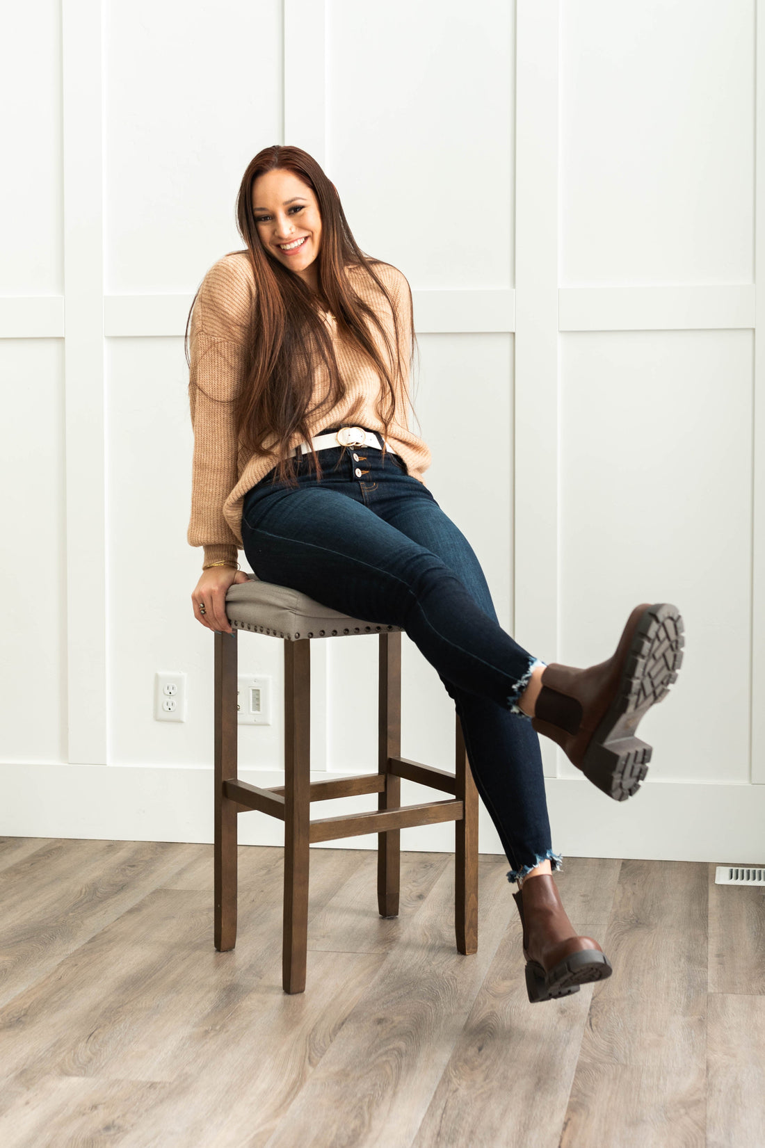 Sylvie Camel Sweater
