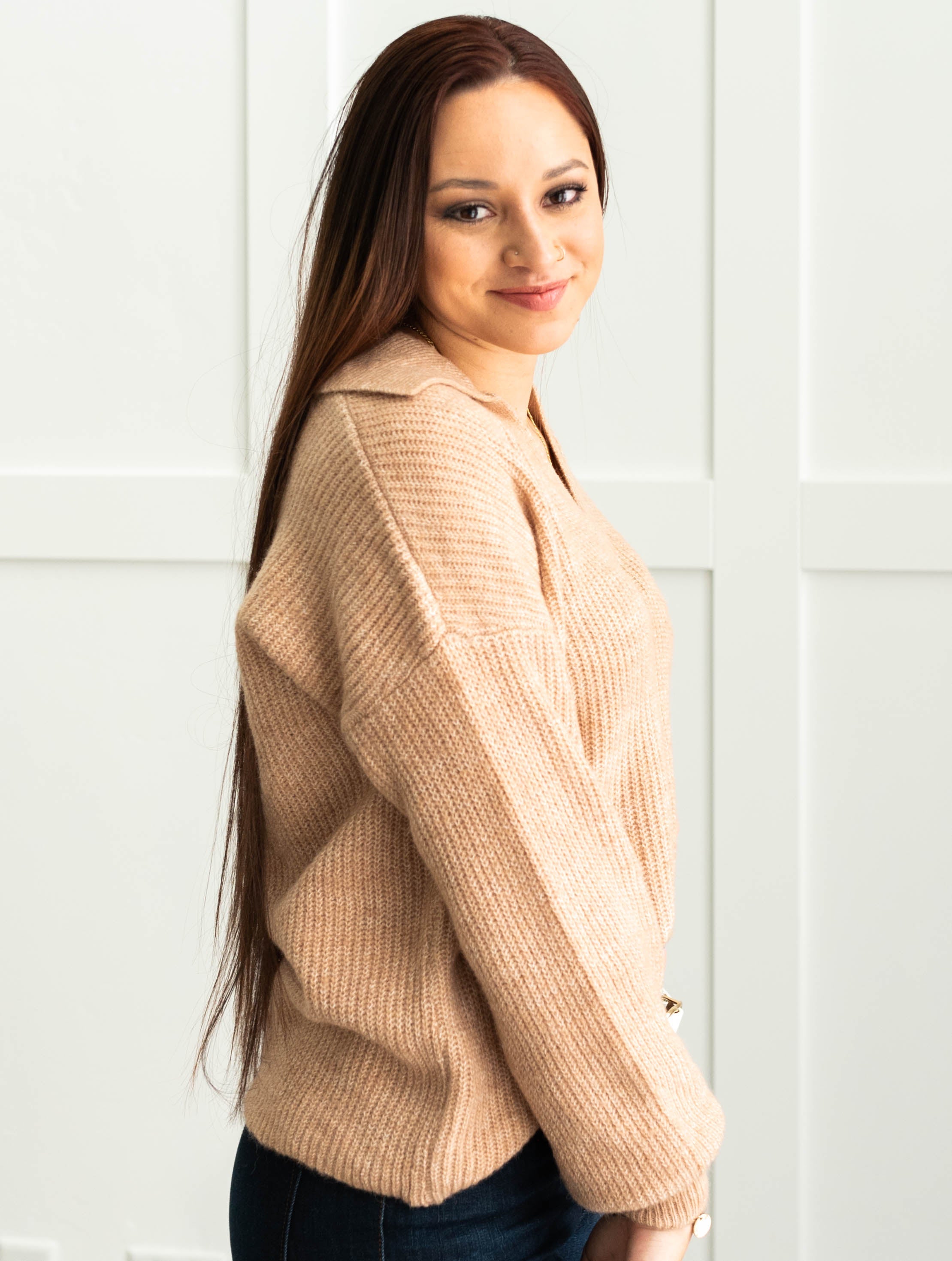 Sylvie Camel Sweater