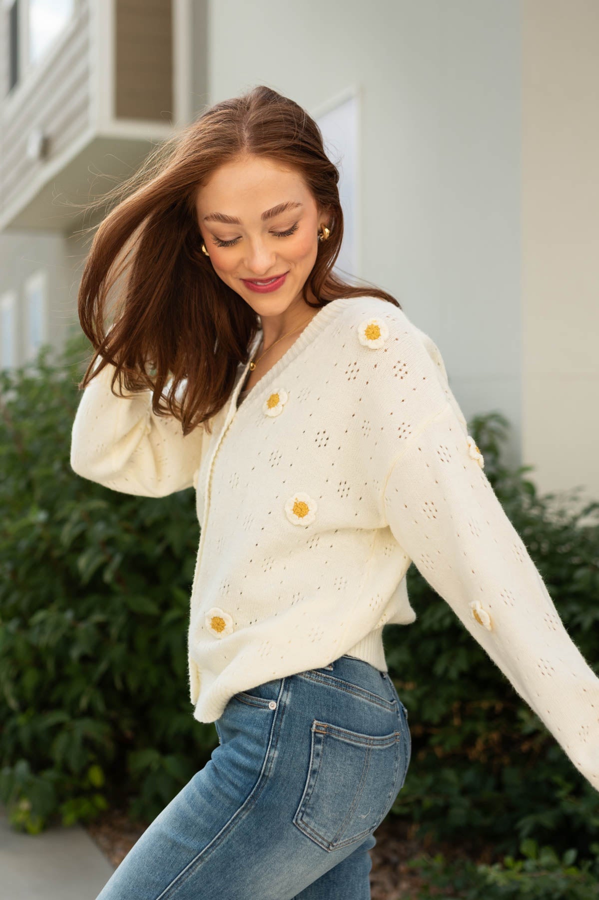 Tacey Ivory Cardigan