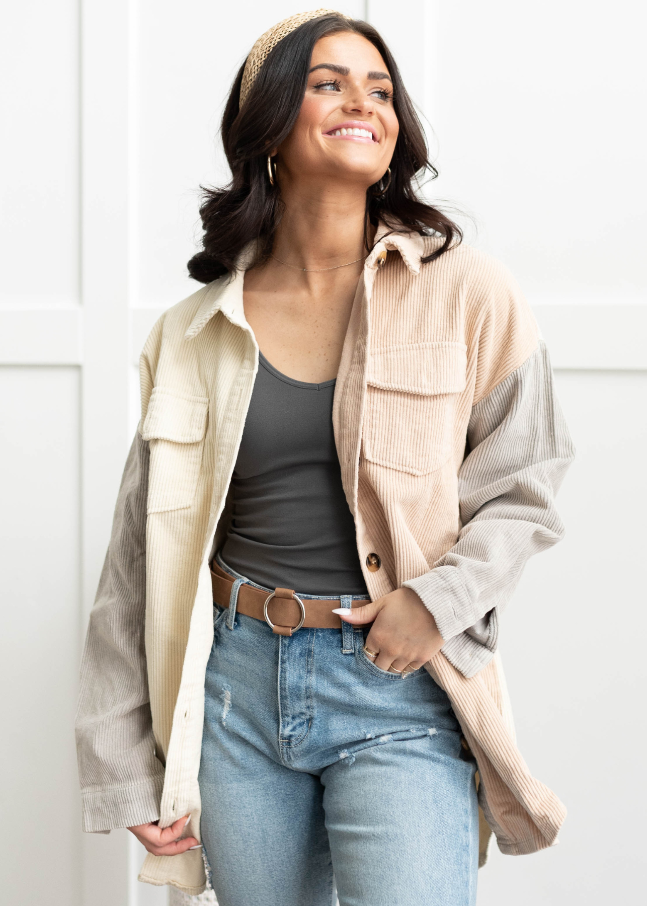 Taelyn Ivory Shacket