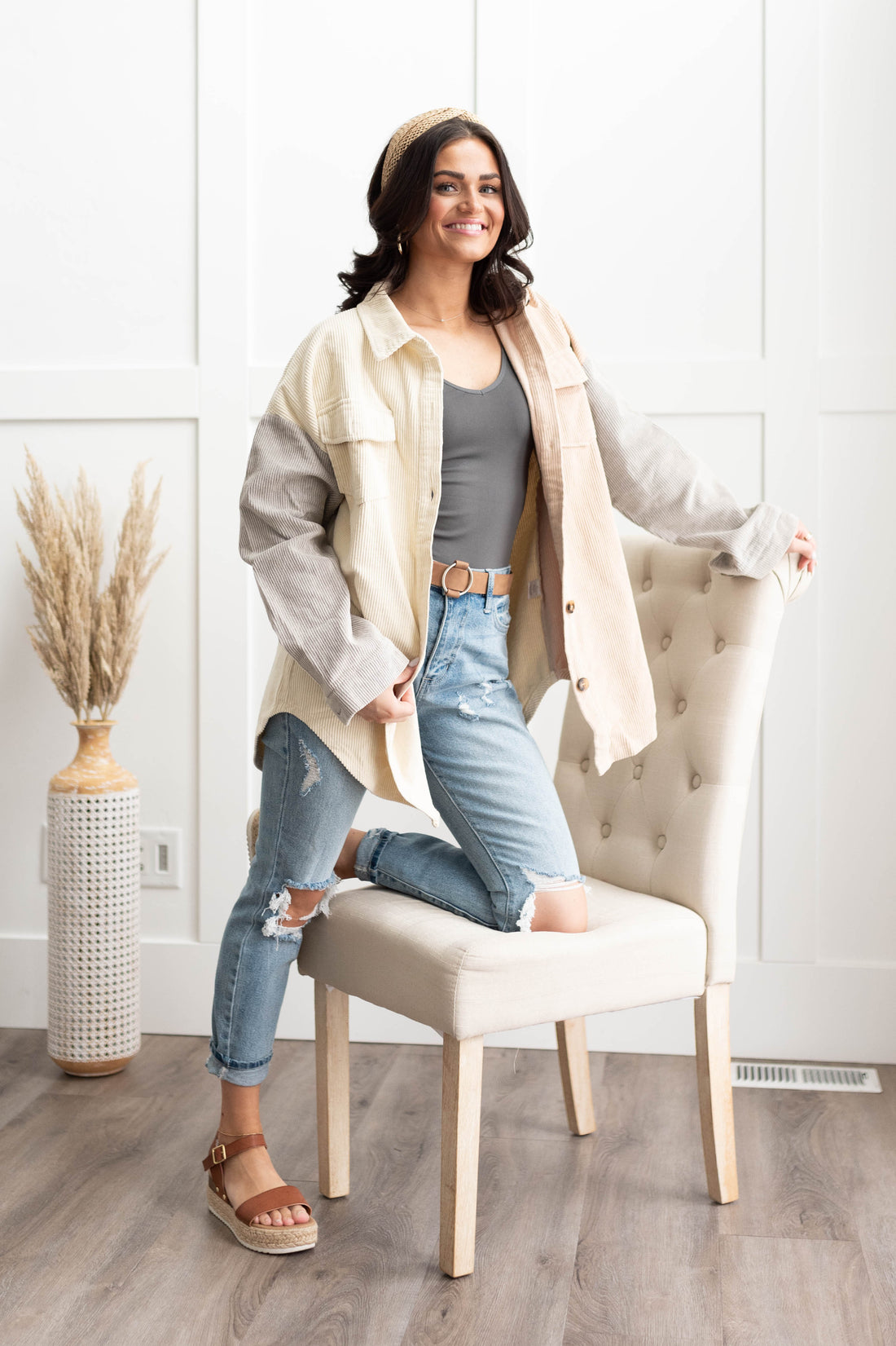 Taelyn Ivory Shacket
