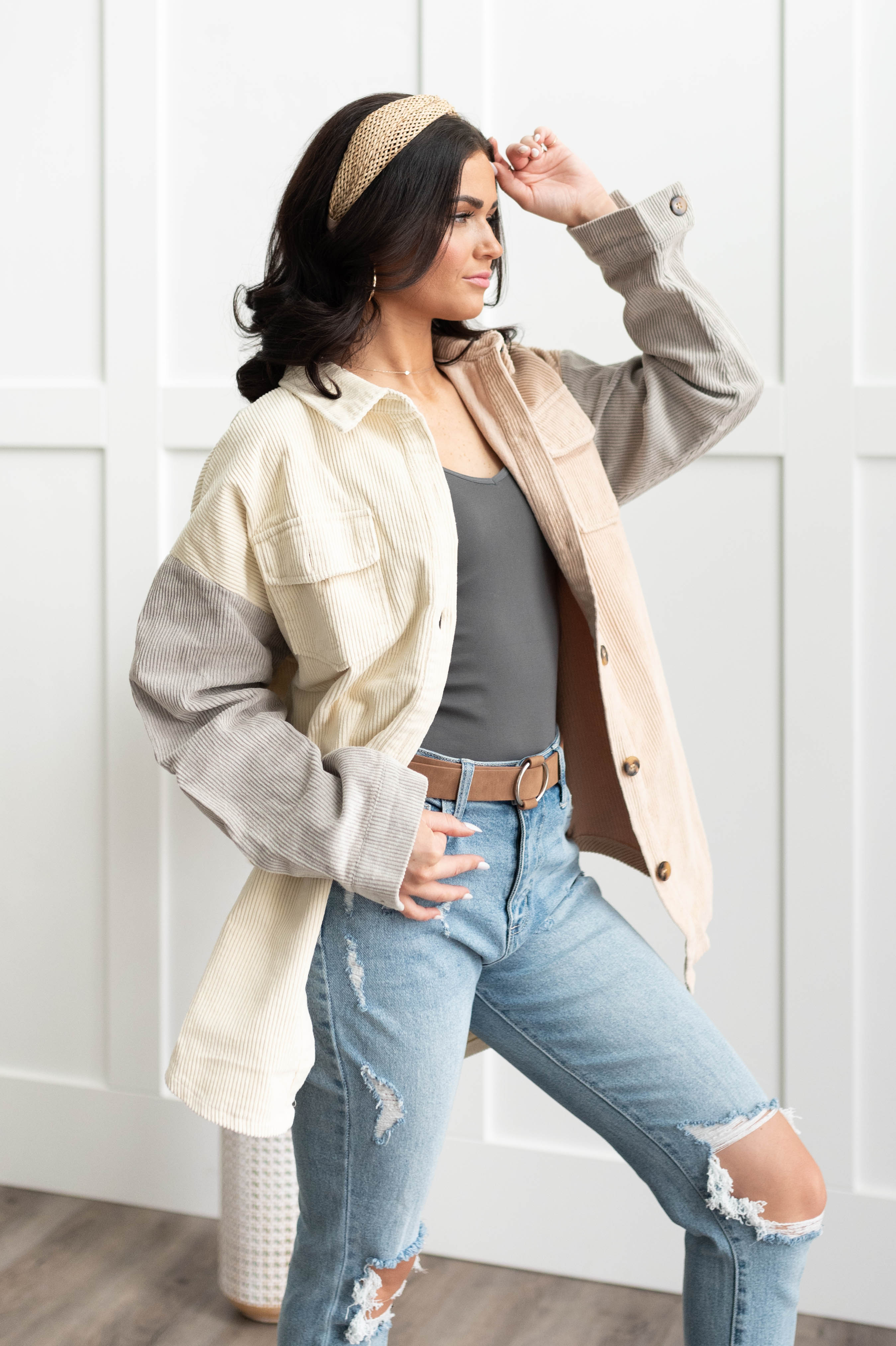 Taelyn Ivory Shacket