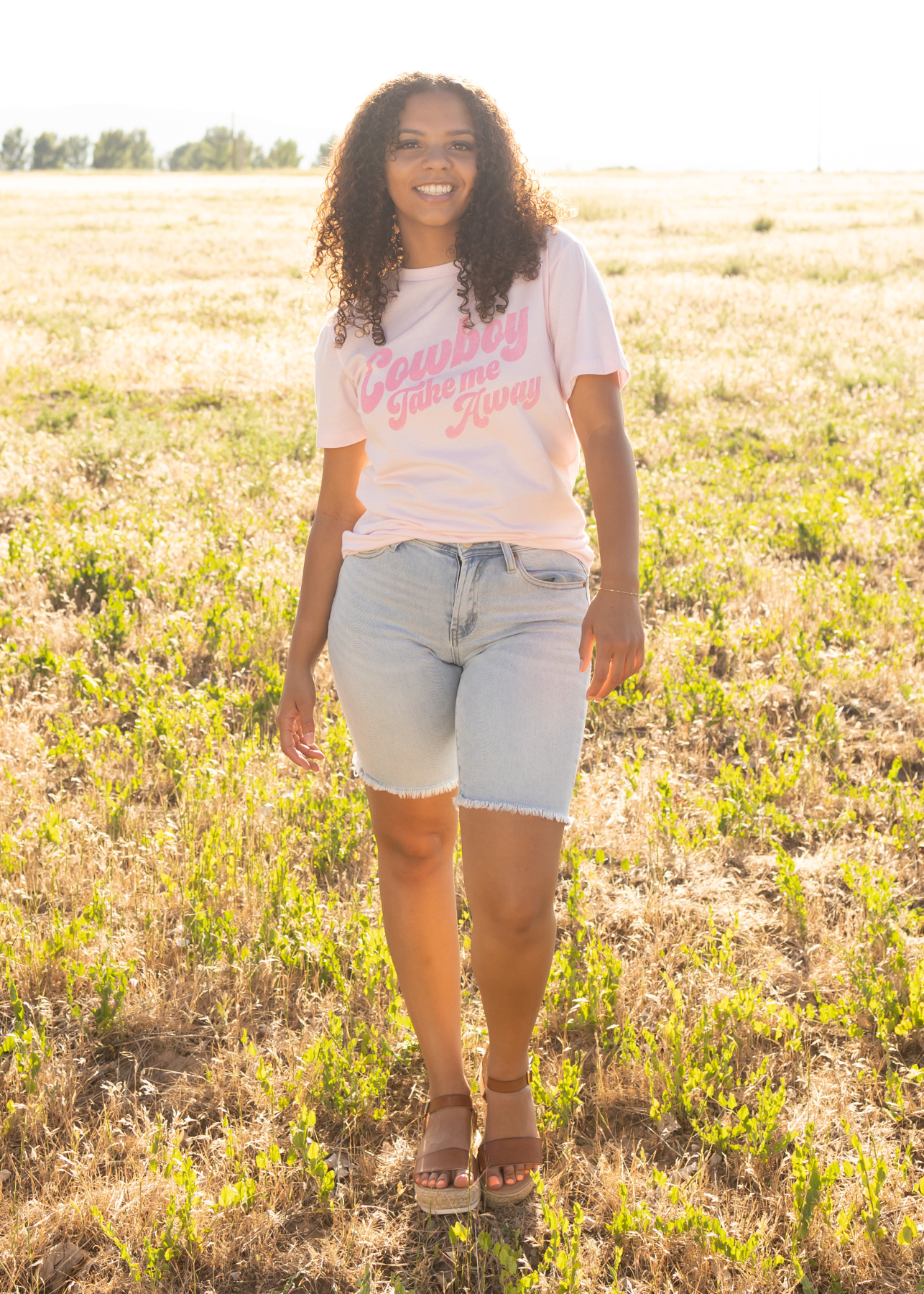 Take Me Away Pink Tee