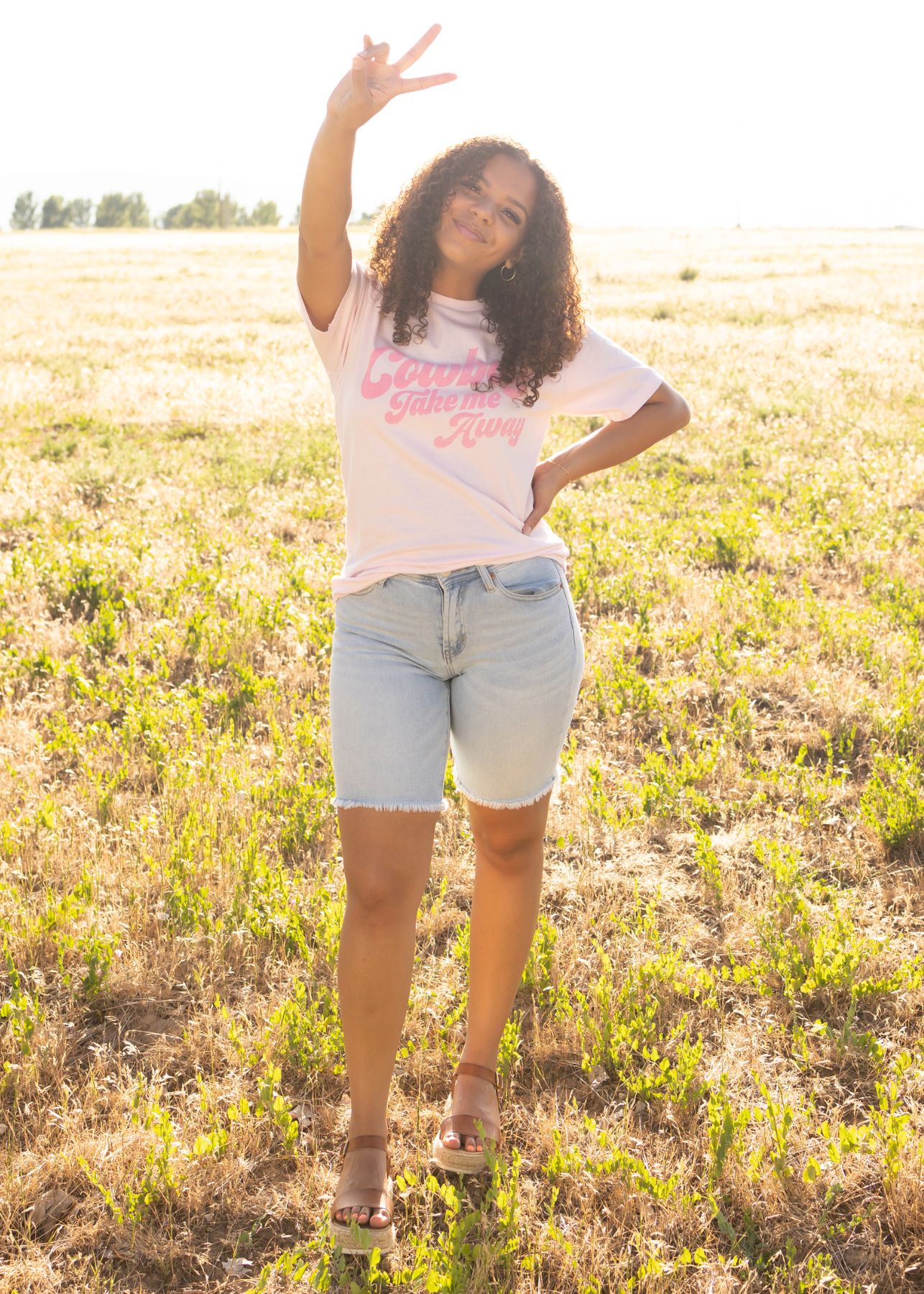 Take Me Away Pink Tee